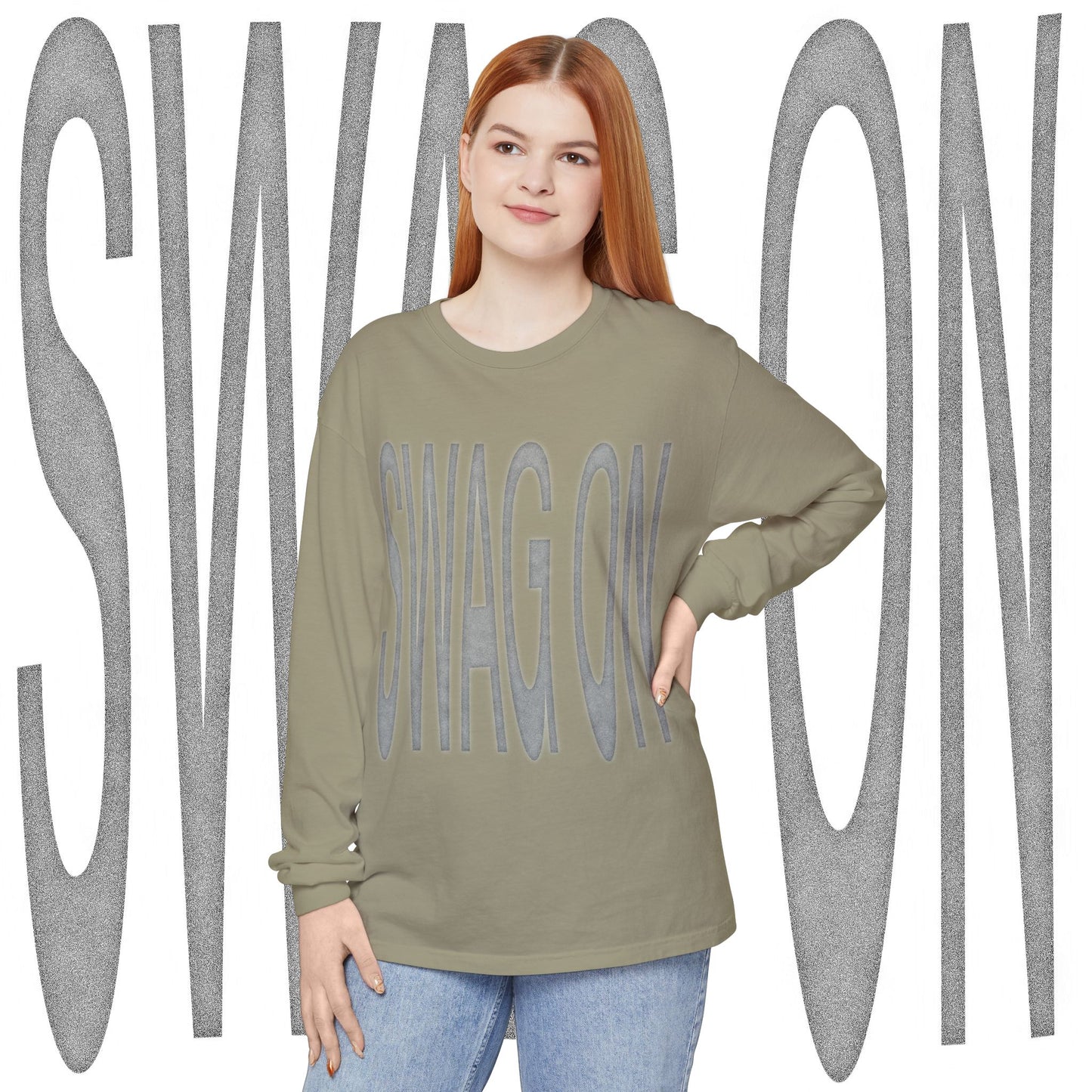 MY SWAG ON SWAG ON LONG SLEEVE TEE