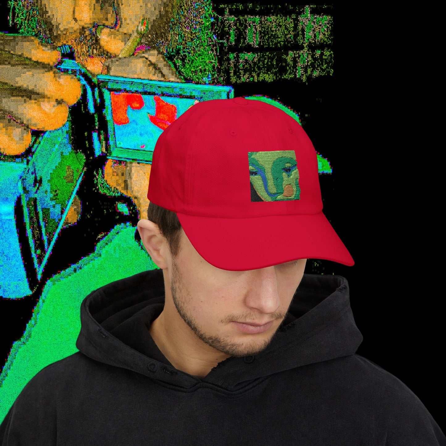 FISH IN WATER DAD HAT