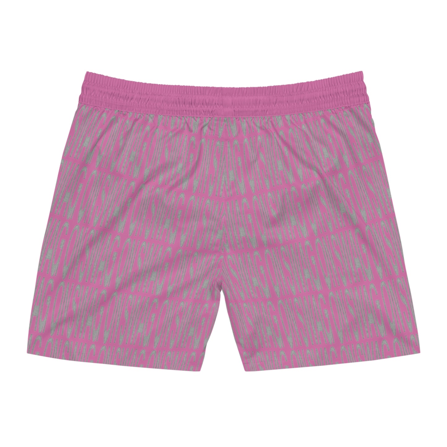 SWAG ON Mid-Length Swim Shorts (Pink)