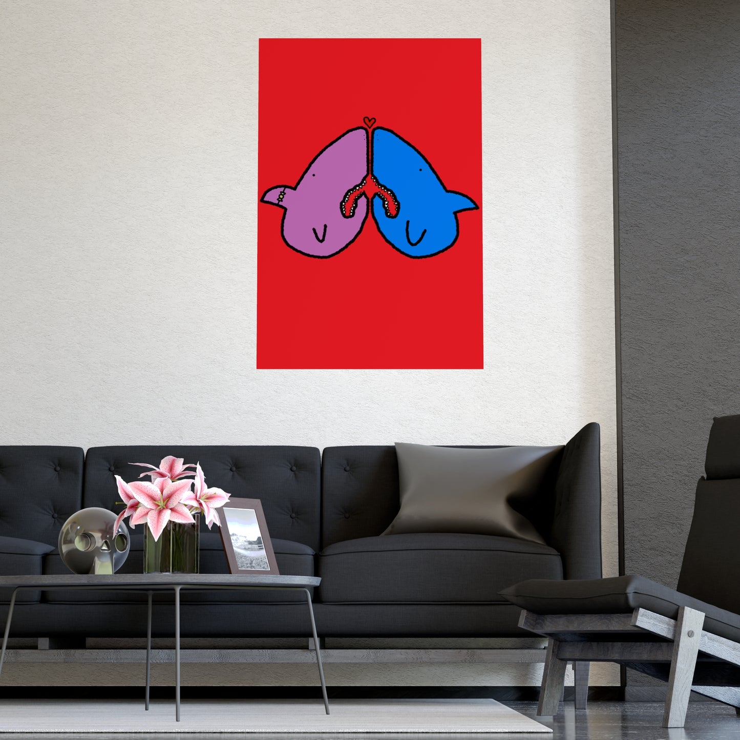 Shark Love Poster