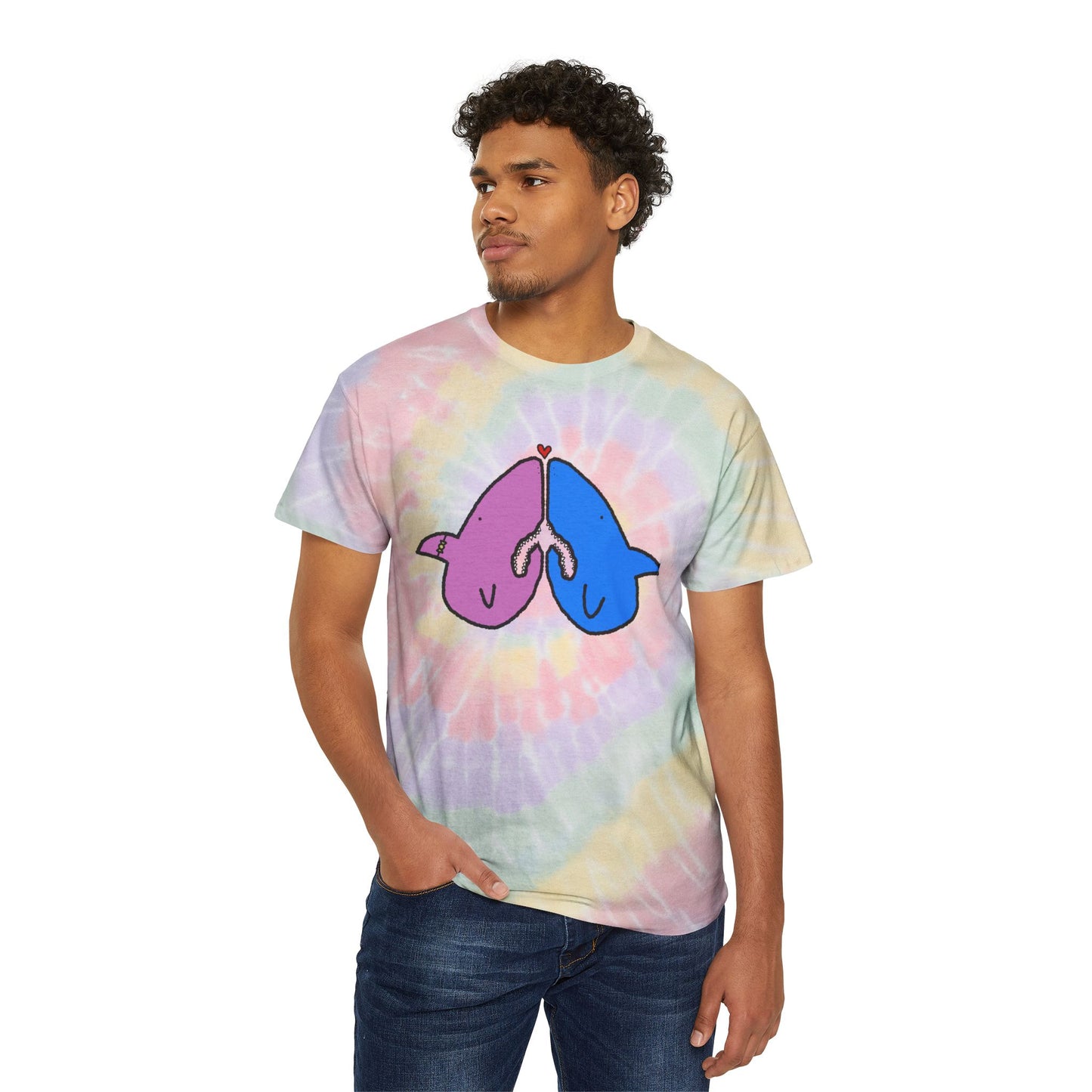 Shark Love Tie-Dye Tee