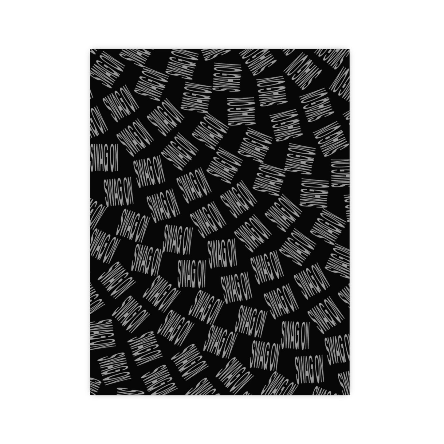 Swag On Poster (Black, Horizontal & Vertical)
