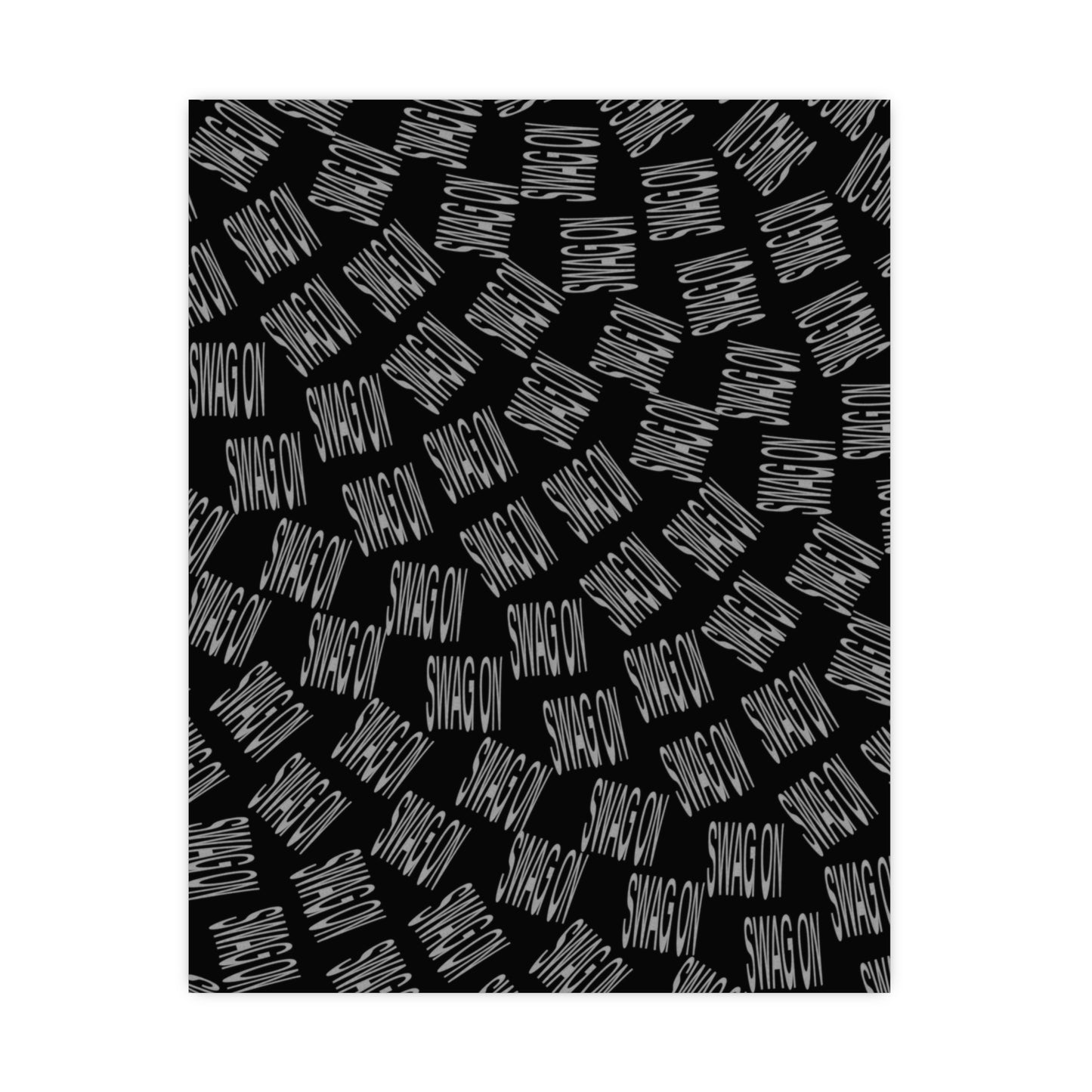 Swag On Poster (Black, Horizontal & Vertical)