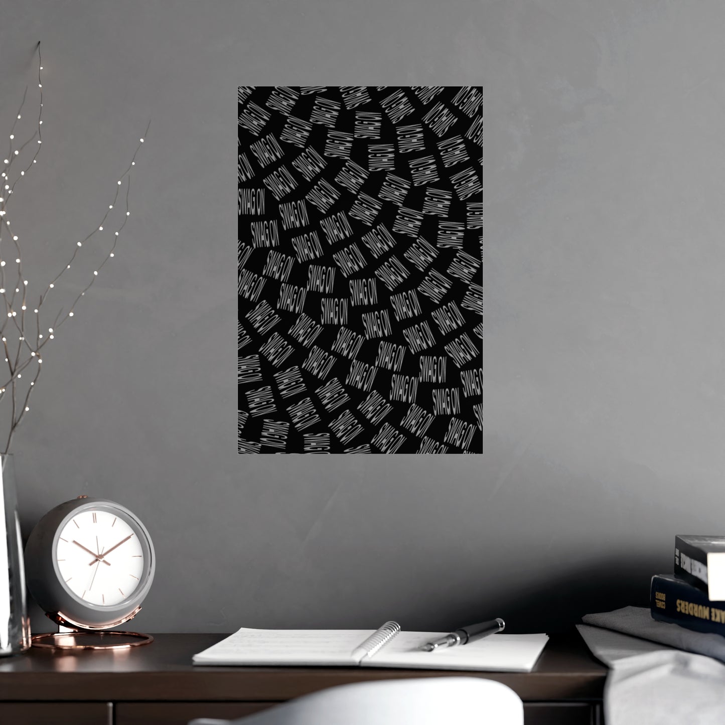 Swag On Poster (Black, Horizontal & Vertical)