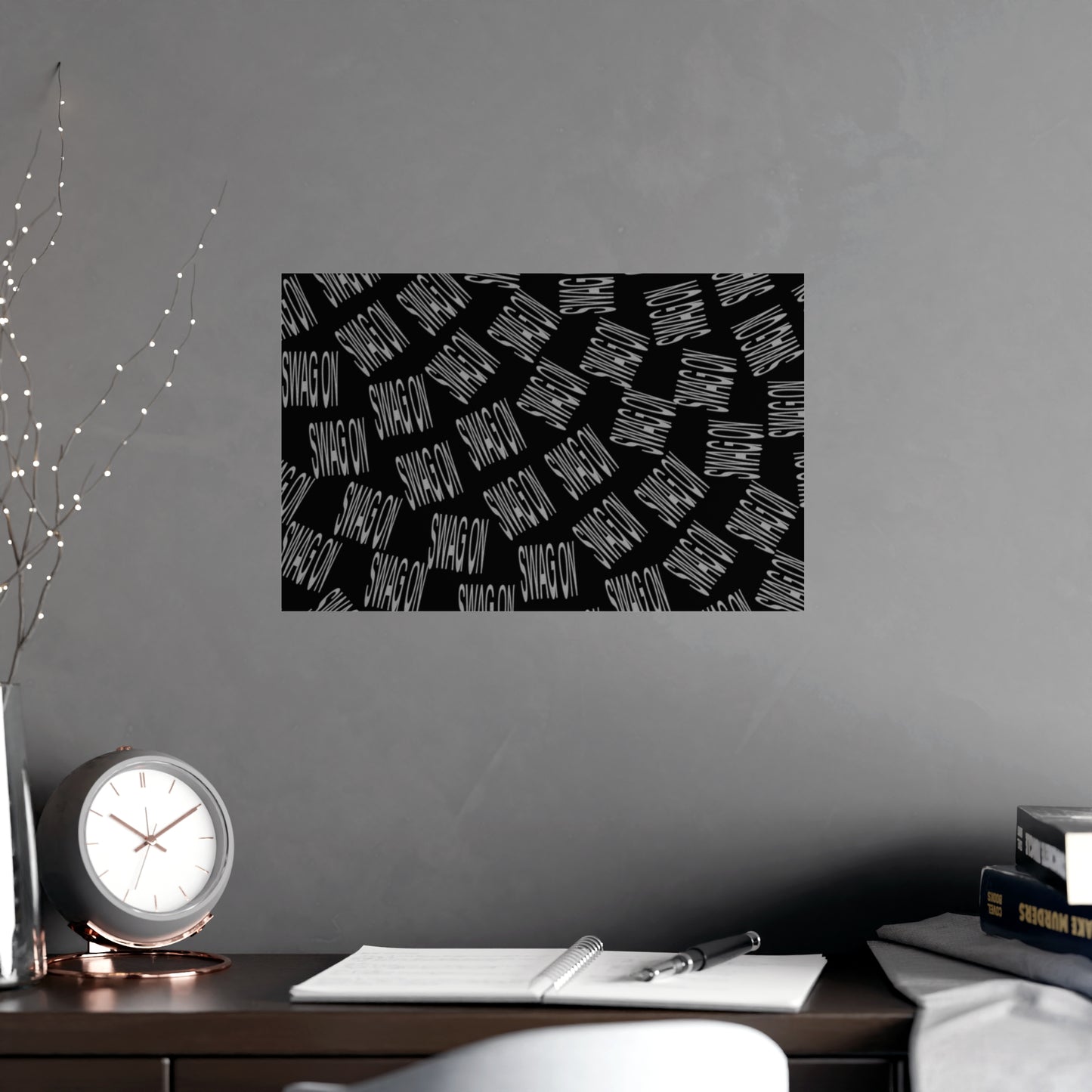 Swag On Poster (Black, Horizontal & Vertical)