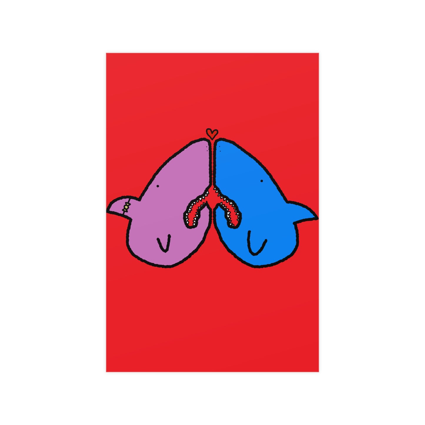 Shark Love Poster