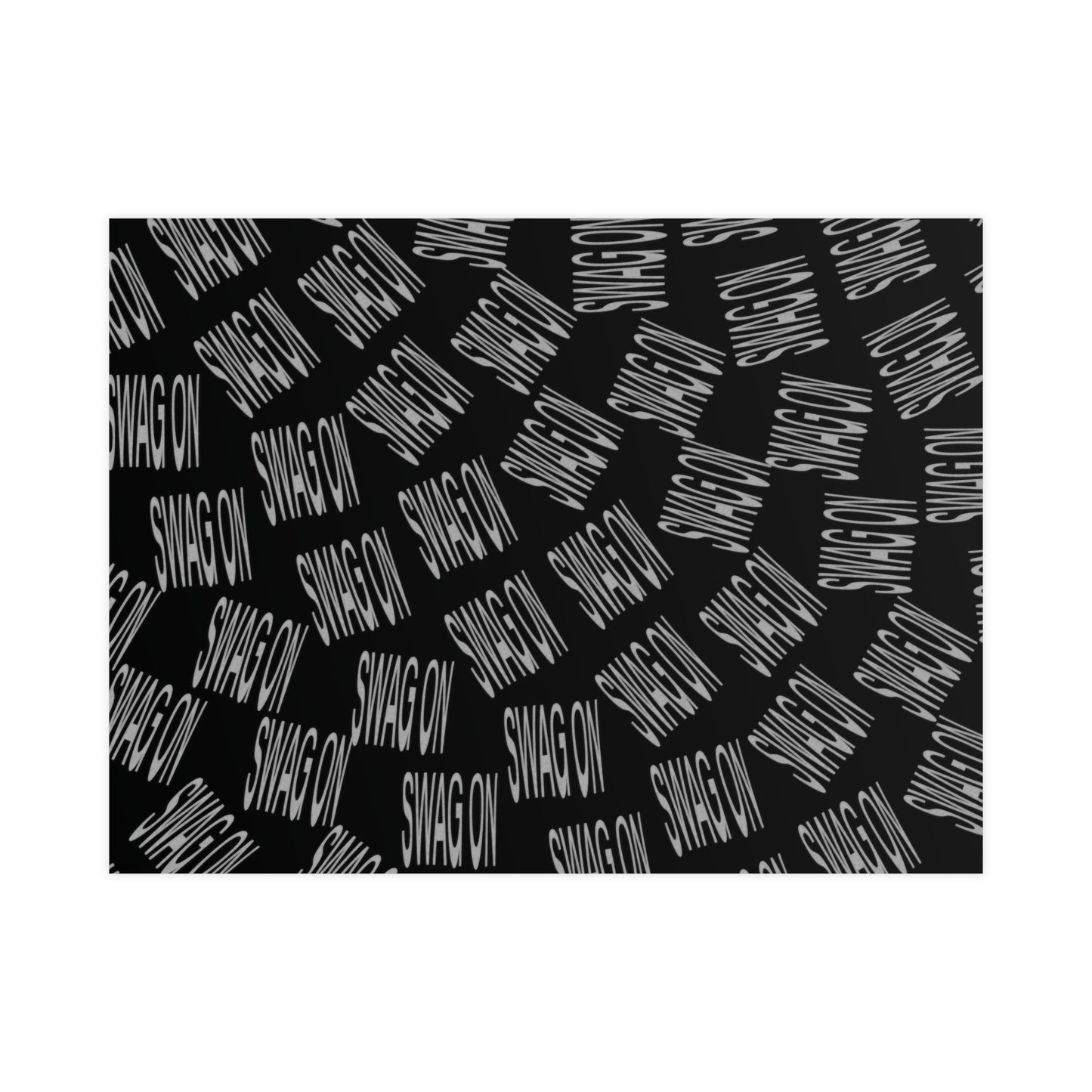 Swag On Poster (Black, Horizontal & Vertical)