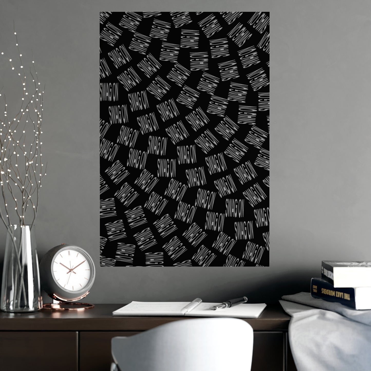 Swag On Poster (Black, Horizontal & Vertical)