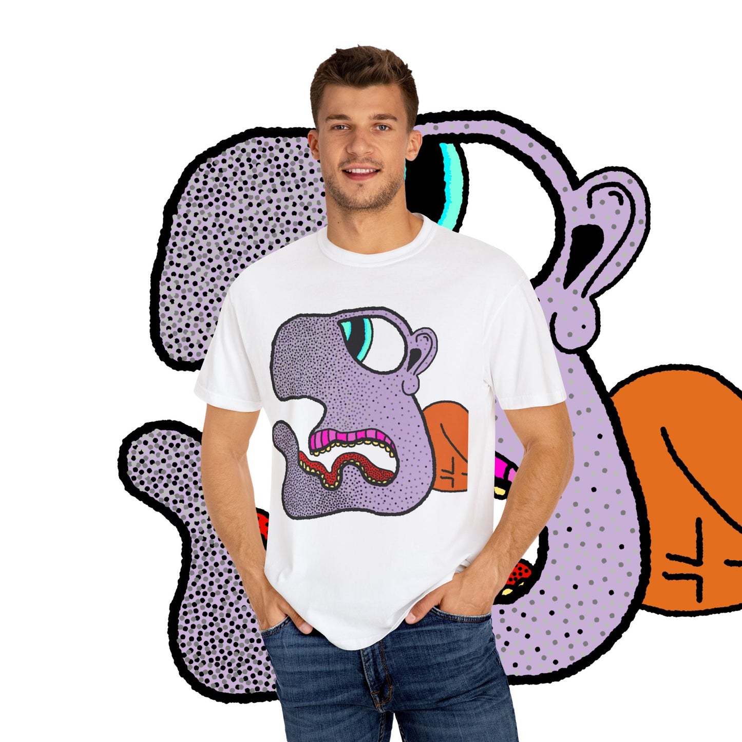 MR. BLING-BLAU TEE