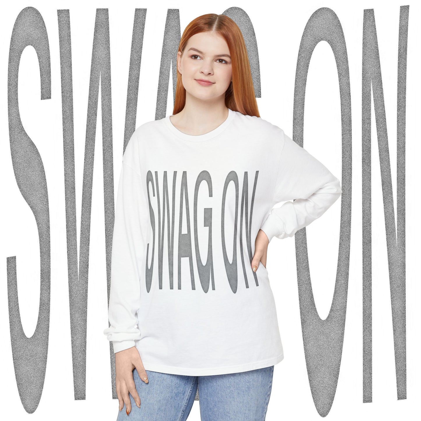 MY SWAG ON SWAG ON LONG SLEEVE TEE