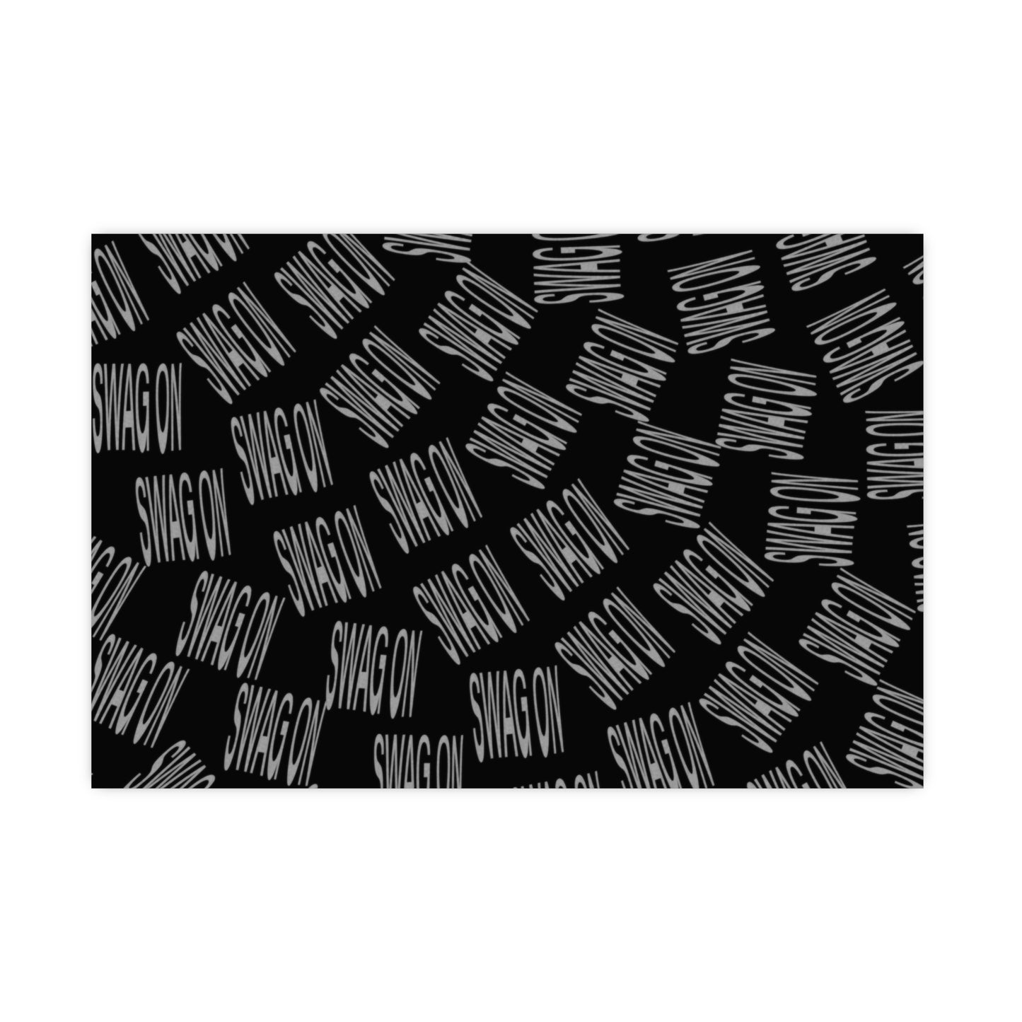 Swag On Poster (Black, Horizontal & Vertical)