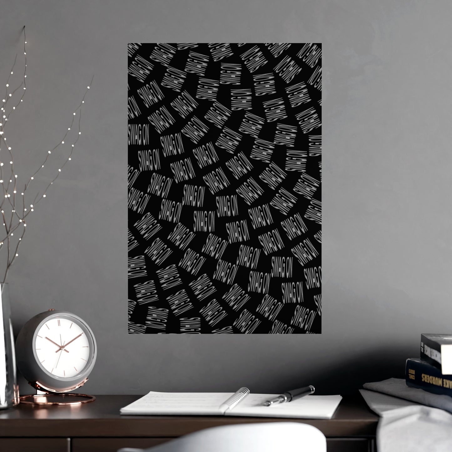 Swag On Poster (Black, Horizontal & Vertical)