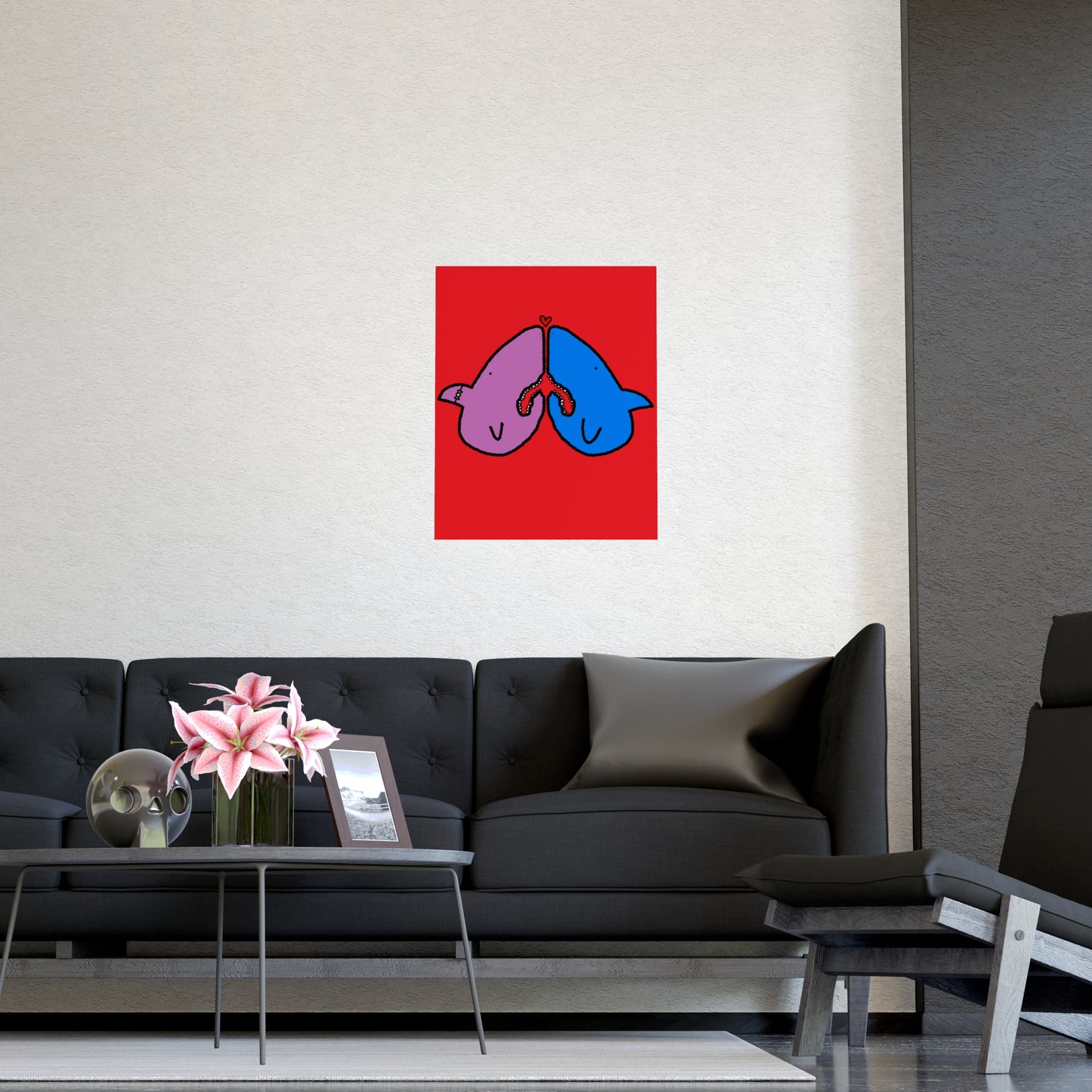 Shark Love Poster