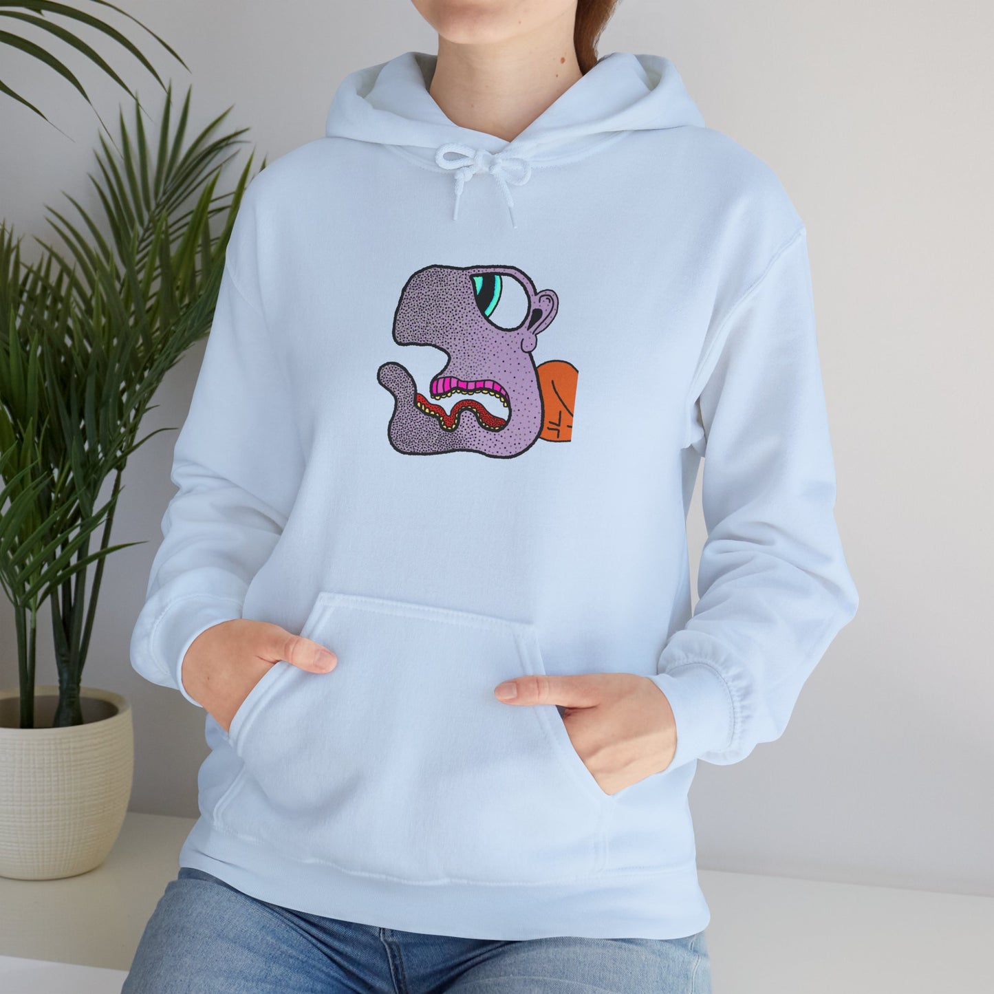 MR BLING BLAU HOODIE