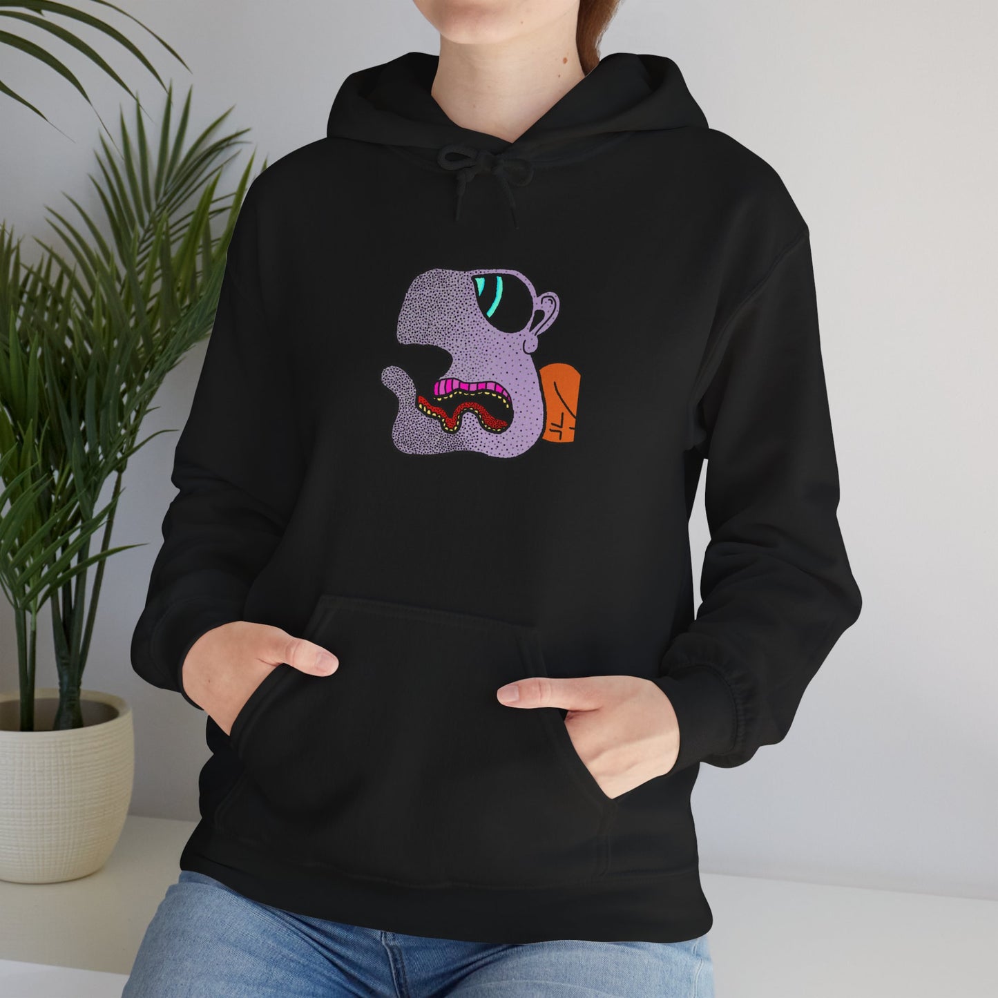 MR BLING BLAU HOODIE