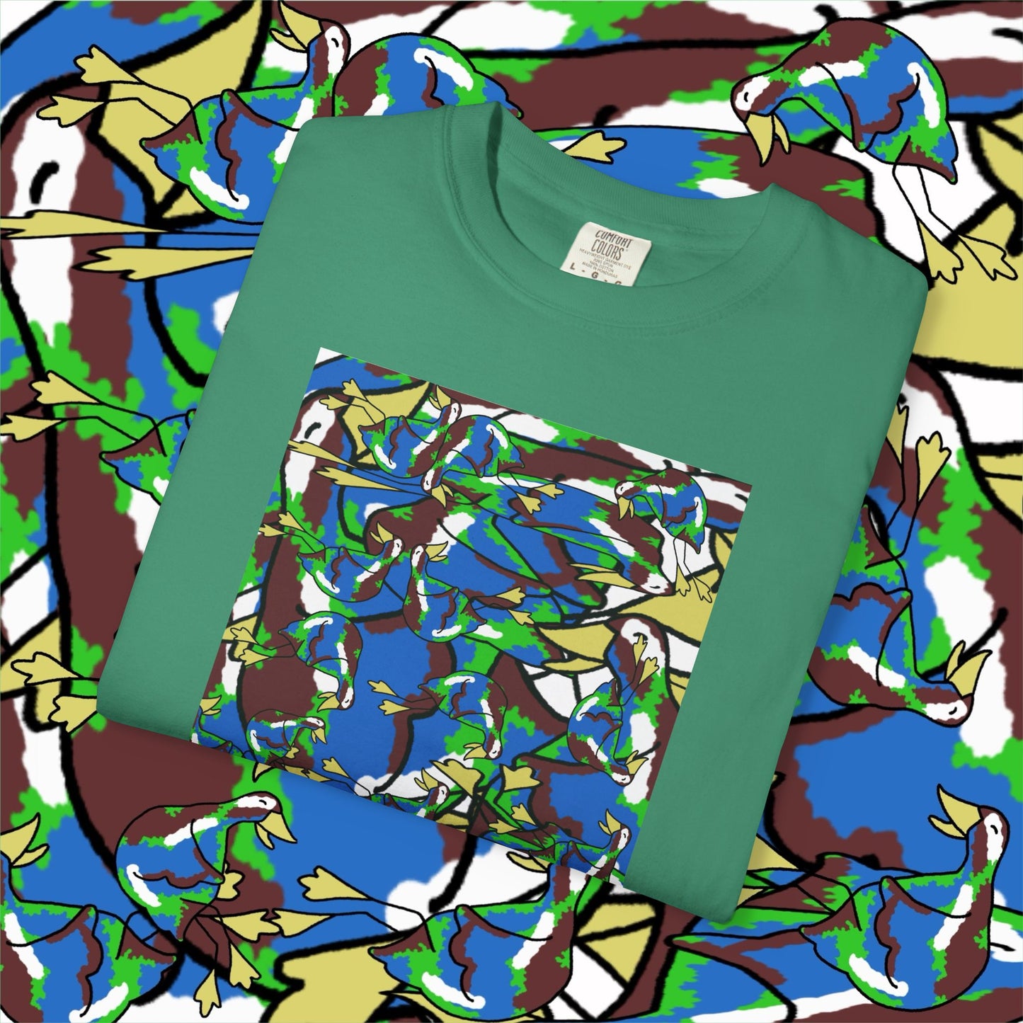 THE WORLD'S BIGGEST FLOWER BOX ALBUM ART TEE
