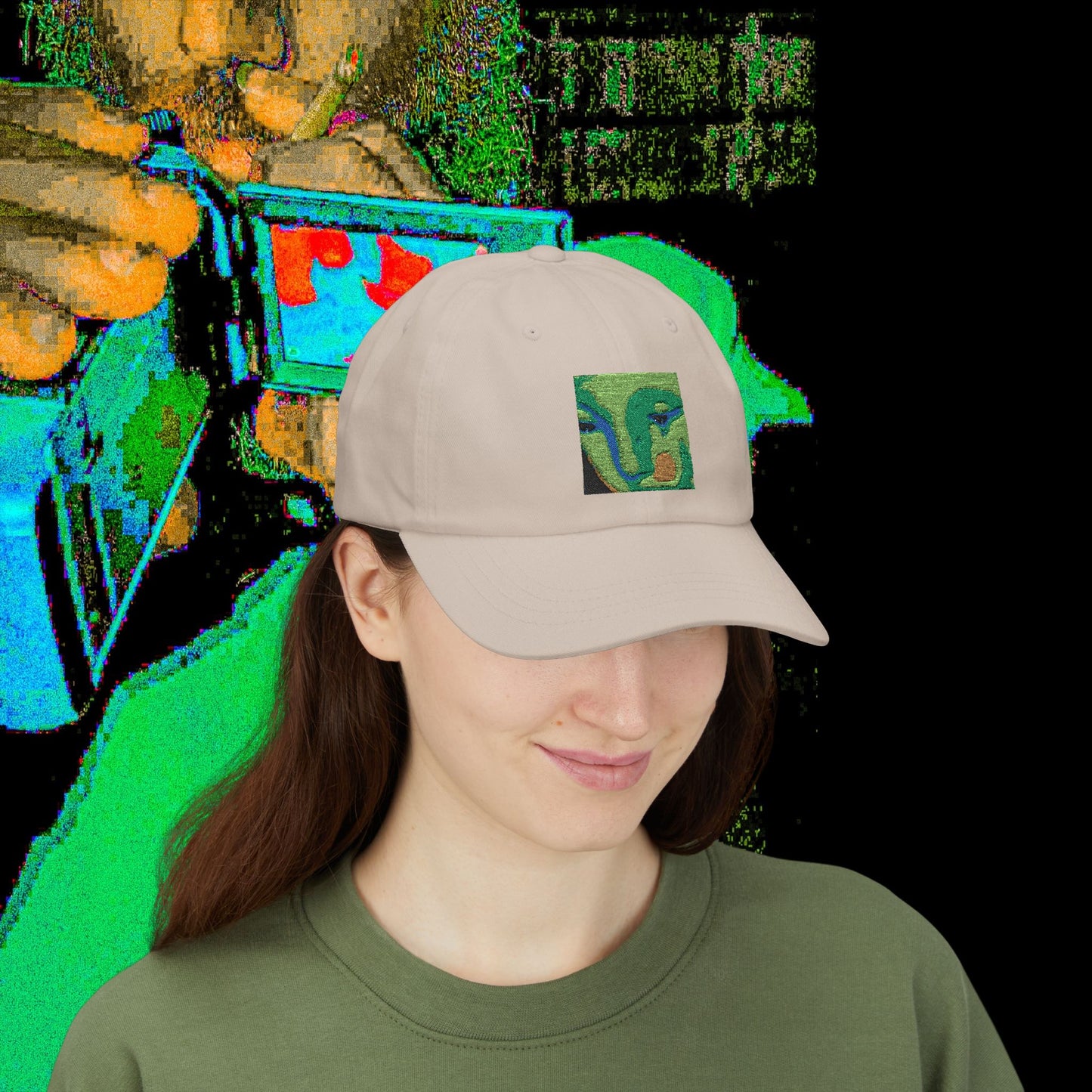 FISH IN WATER DAD HAT