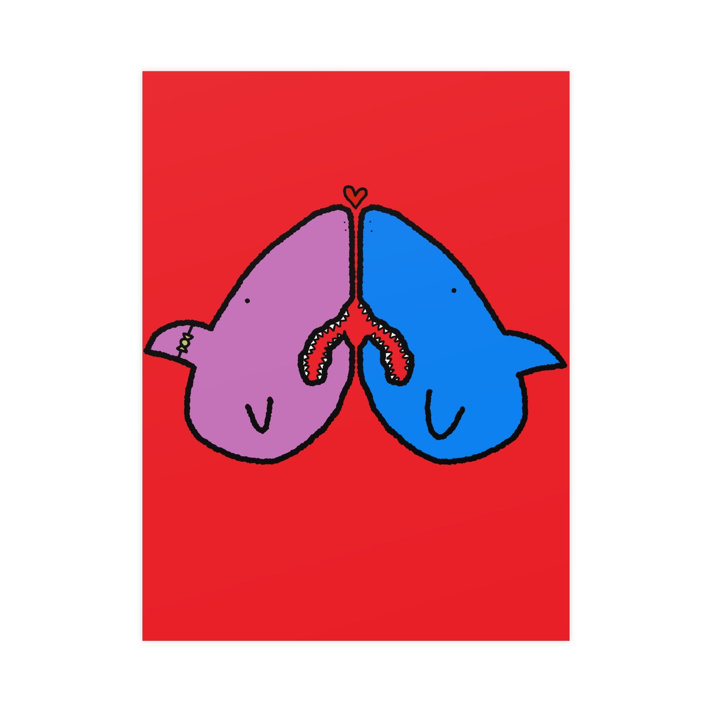 Shark Love Poster