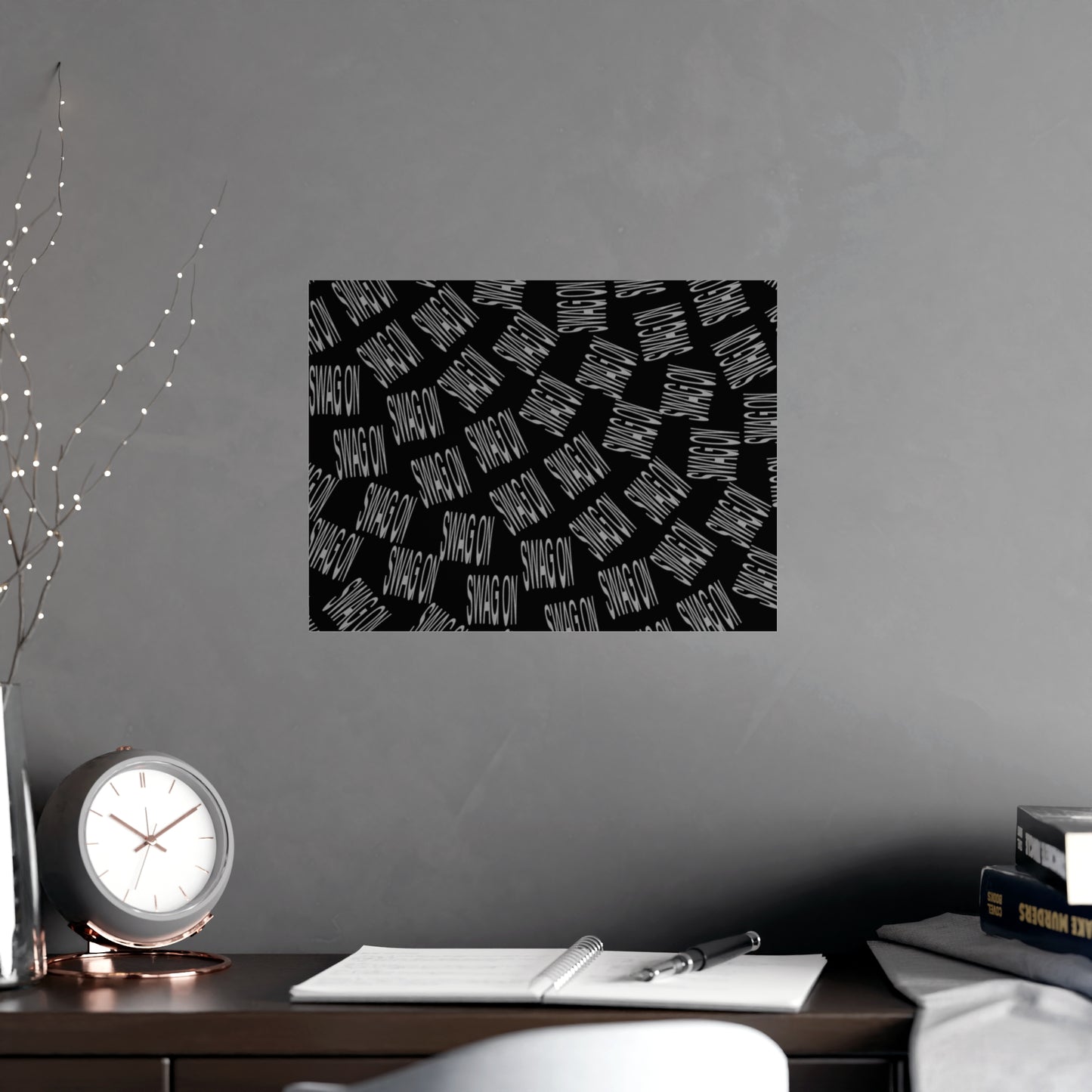 Swag On Poster (Black, Horizontal & Vertical)