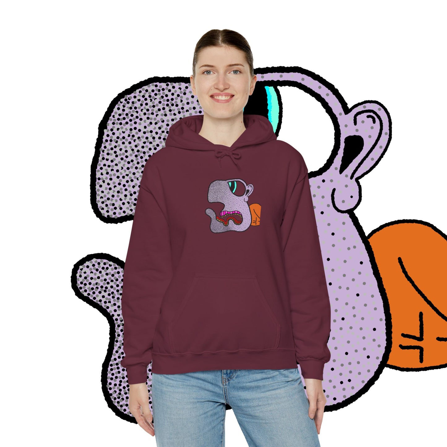 MR BLING BLAU HOODIE