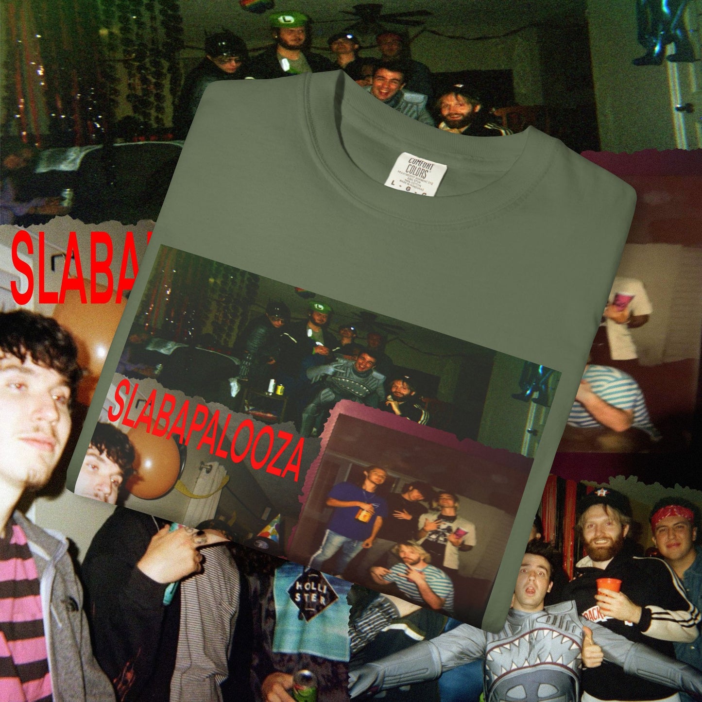 SLABAPALOOZA ALBUM COVER TEE