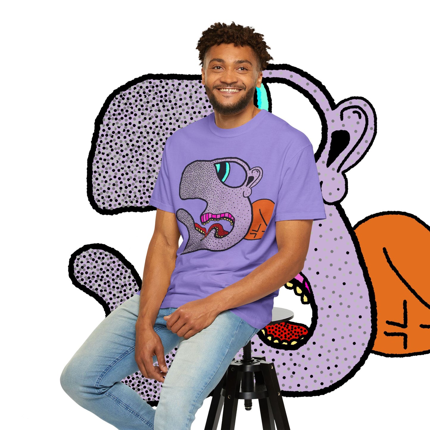 MR. BLING-BLAU TEE