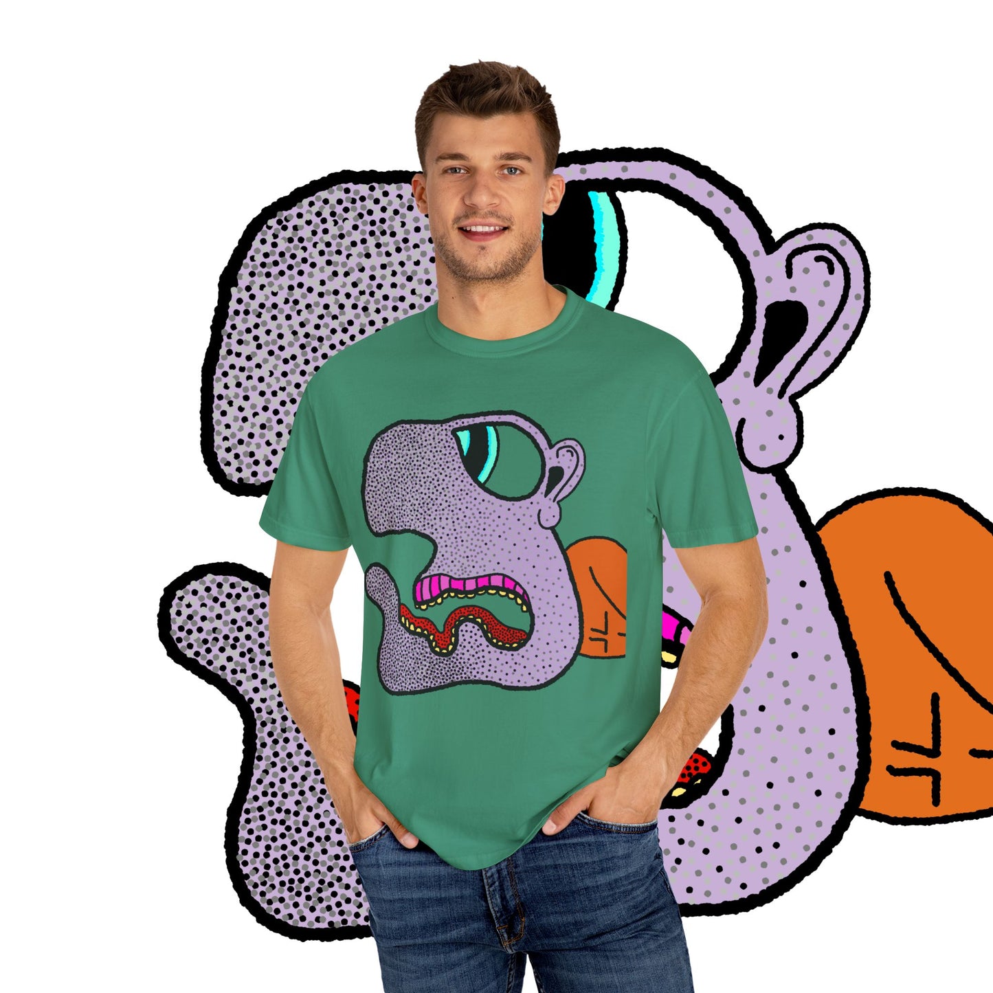 MR. BLING-BLAU TEE
