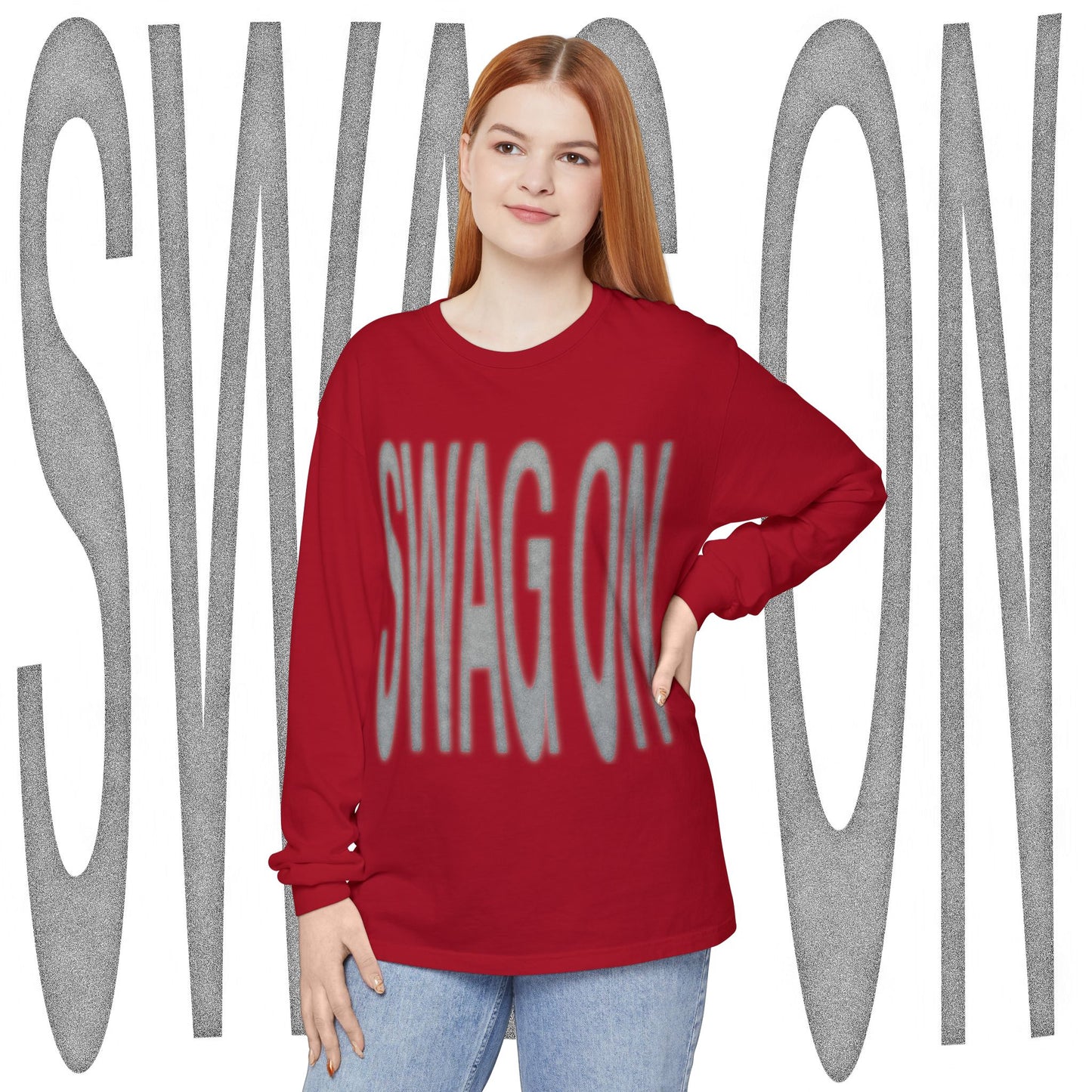 MY SWAG ON SWAG ON LONG SLEEVE TEE