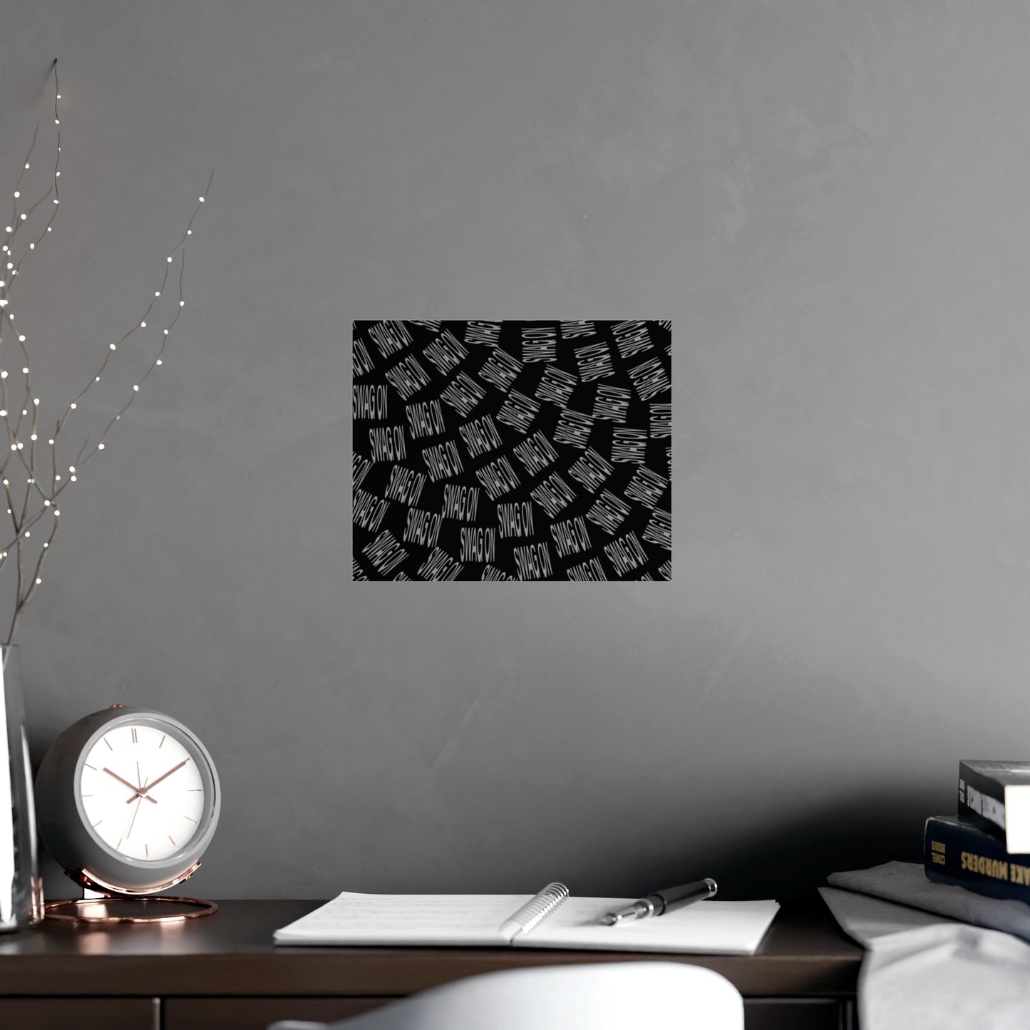 Swag On Poster (Black, Horizontal & Vertical)