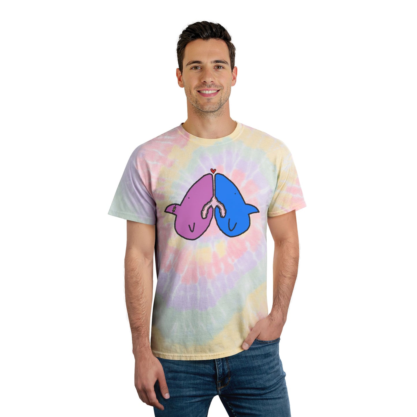 Shark Love Tie-Dye Tee