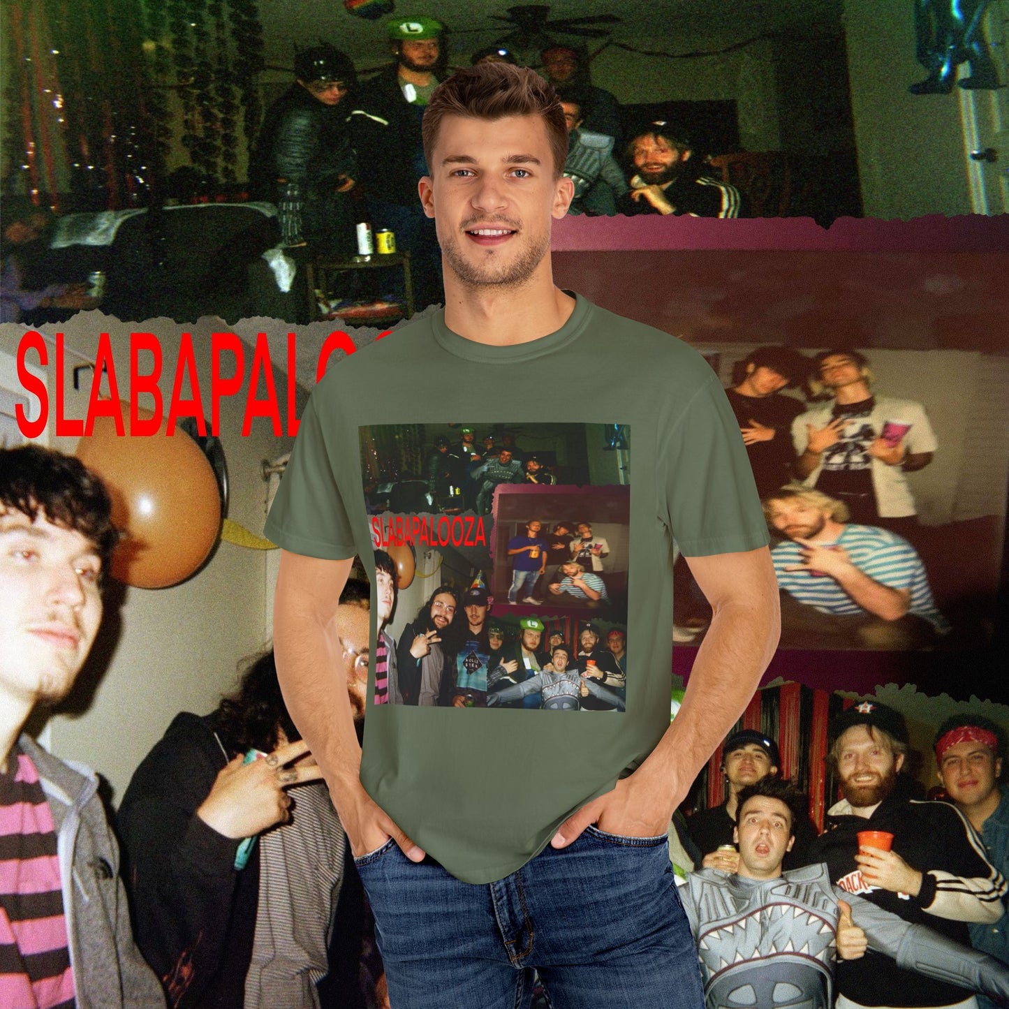 SLABAPALOOZA ALBUM COVER TEE