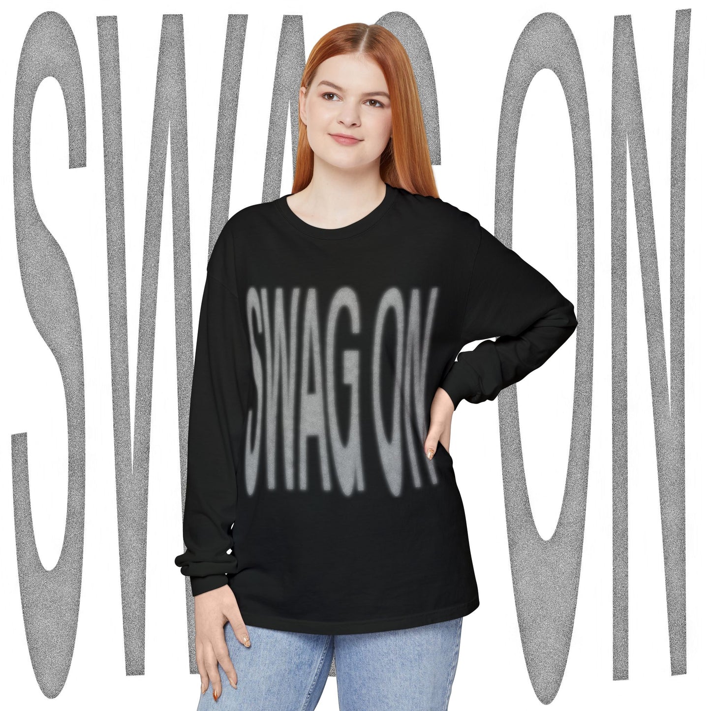 MY SWAG ON SWAG ON LONG SLEEVE TEE