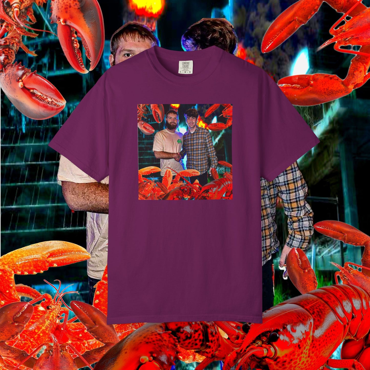 MASTRO & POP VS. GIANT LOBSTERS TEE