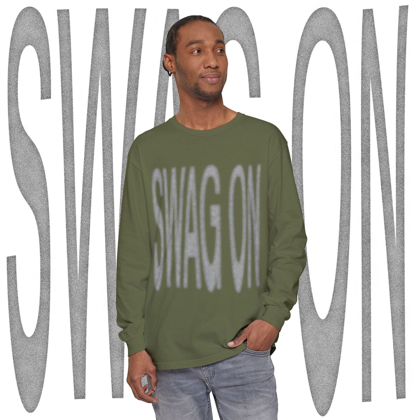 MY SWAG ON SWAG ON LONG SLEEVE TEE