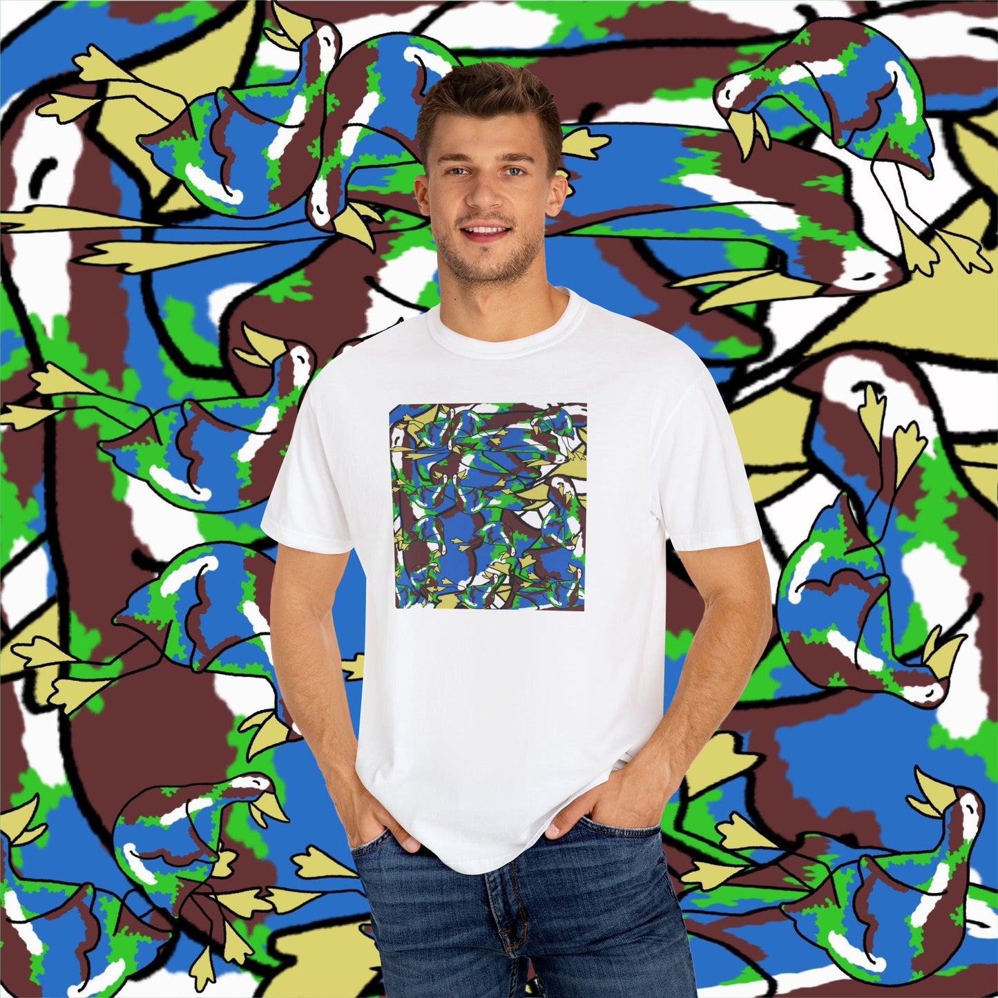 THE WORLD'S BIGGEST FLOWER BOX ALBUM ART TEE