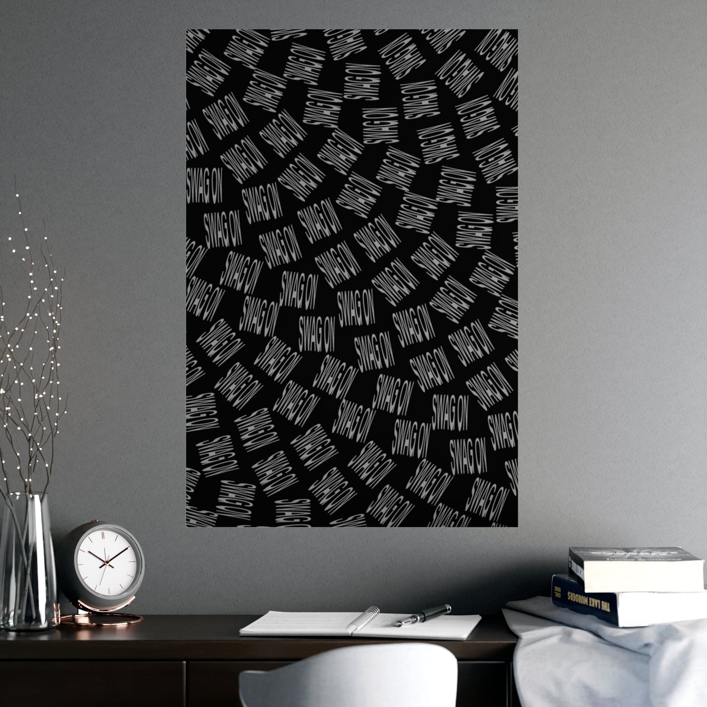 Swag On Poster (Black, Horizontal & Vertical)