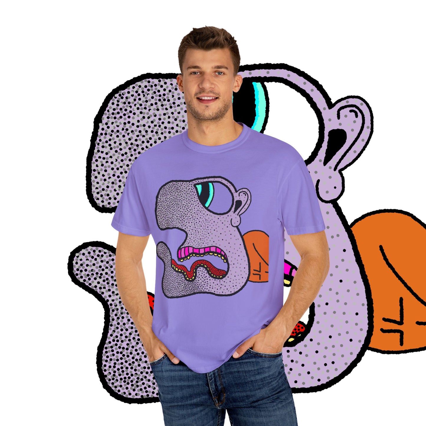 MR. BLING-BLAU TEE