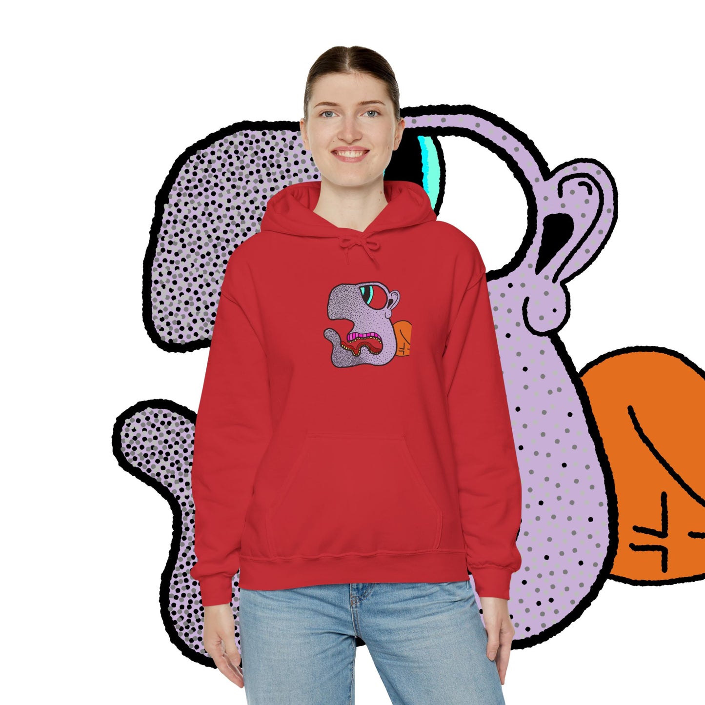 MR BLING BLAU HOODIE