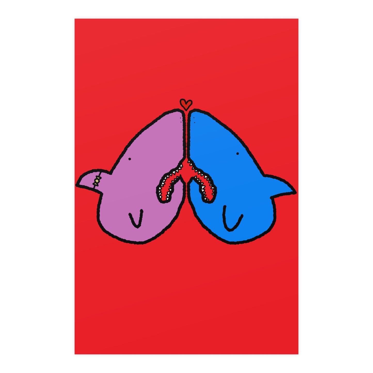 Shark Love Poster