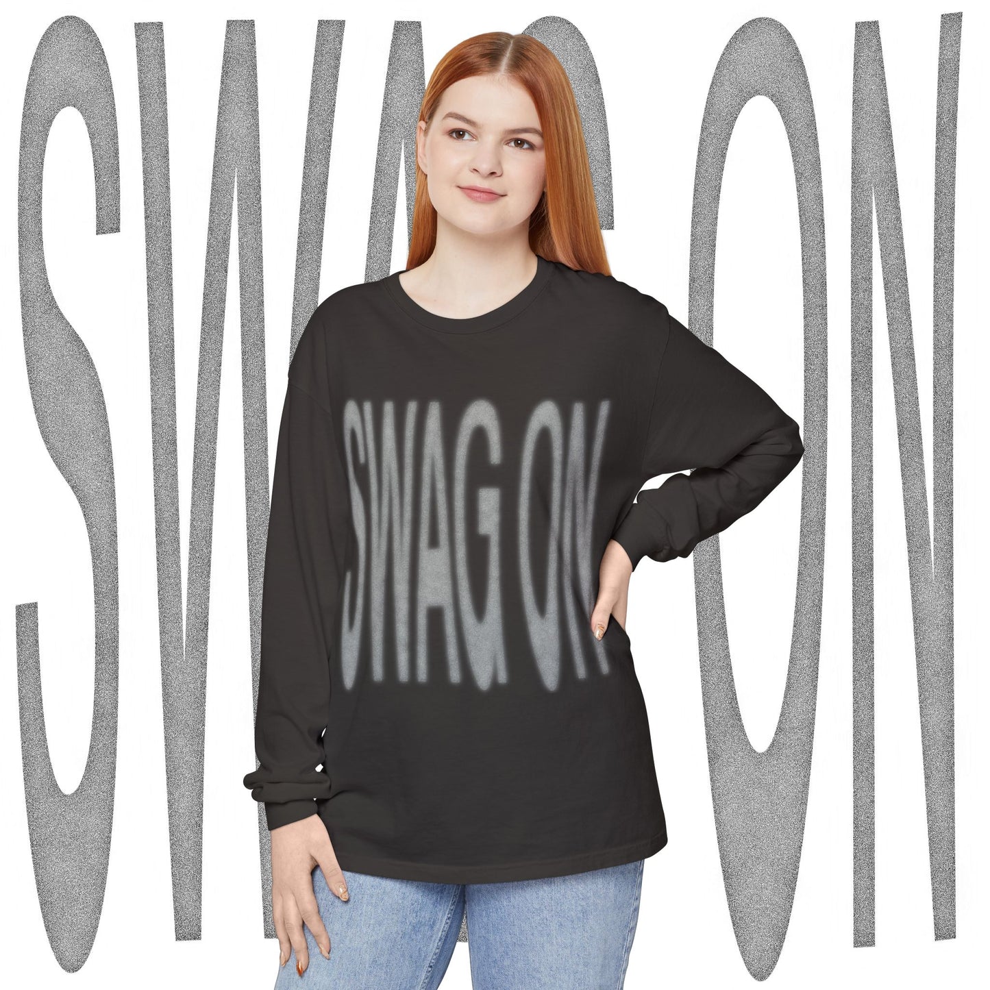 MY SWAG ON SWAG ON LONG SLEEVE TEE