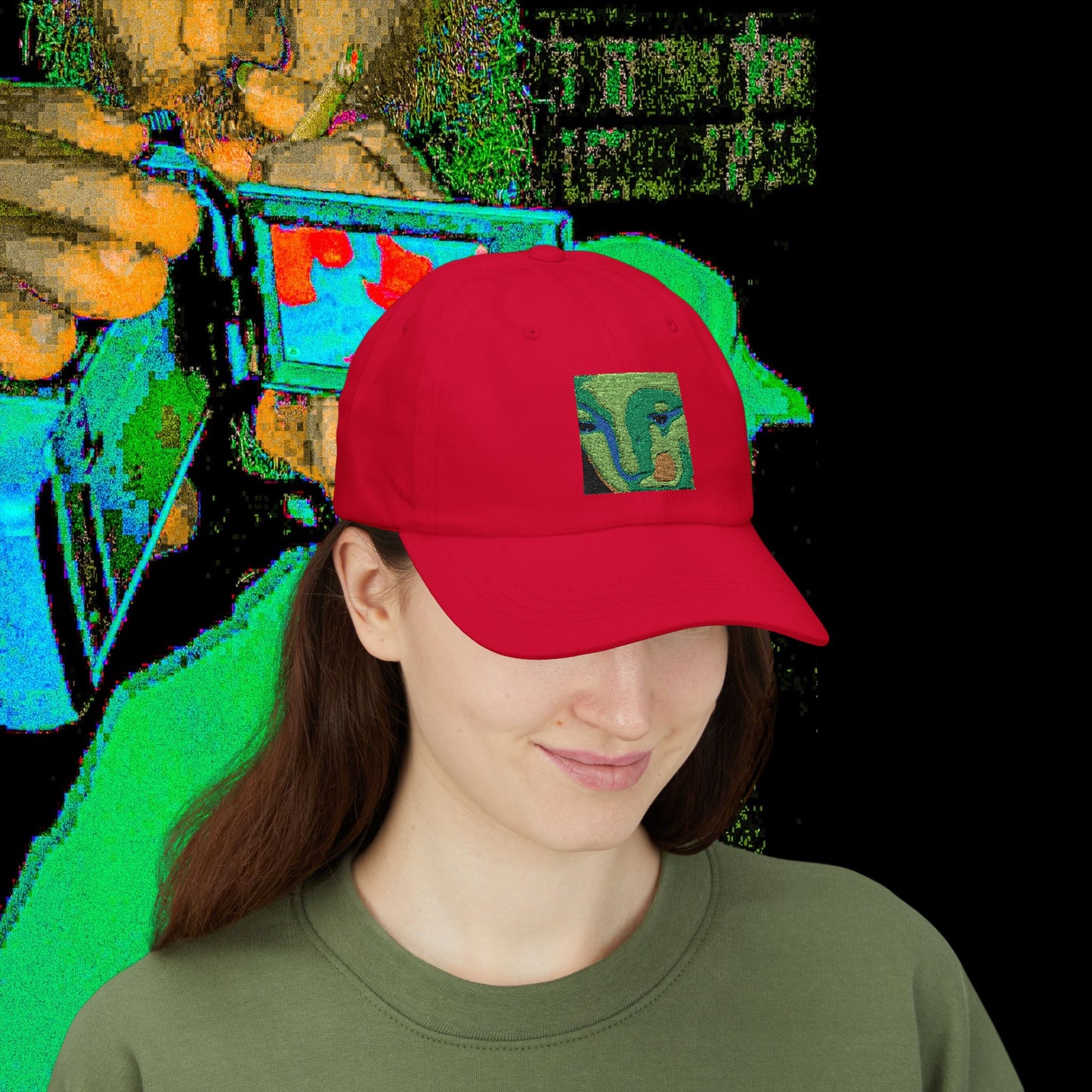 FISH IN WATER DAD HAT