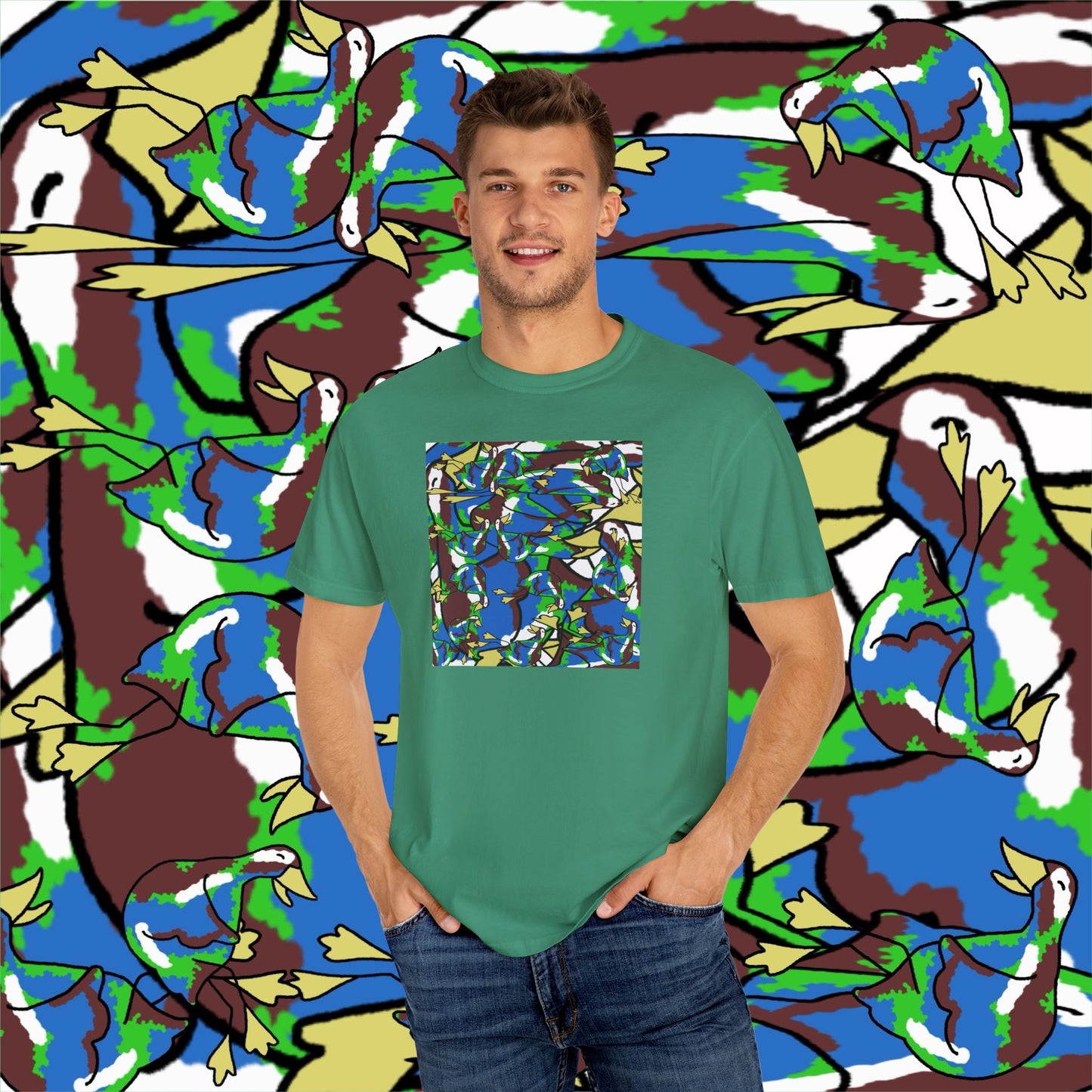 THE WORLD'S BIGGEST FLOWER BOX ALBUM ART TEE