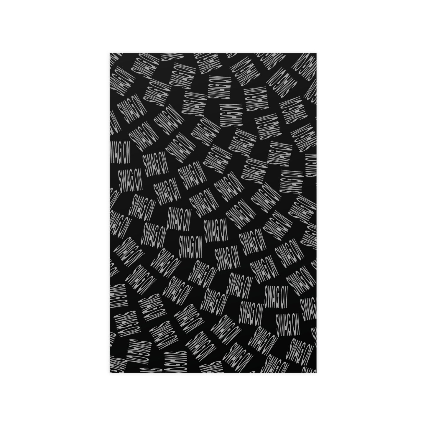 Swag On Poster (Black, Horizontal & Vertical)