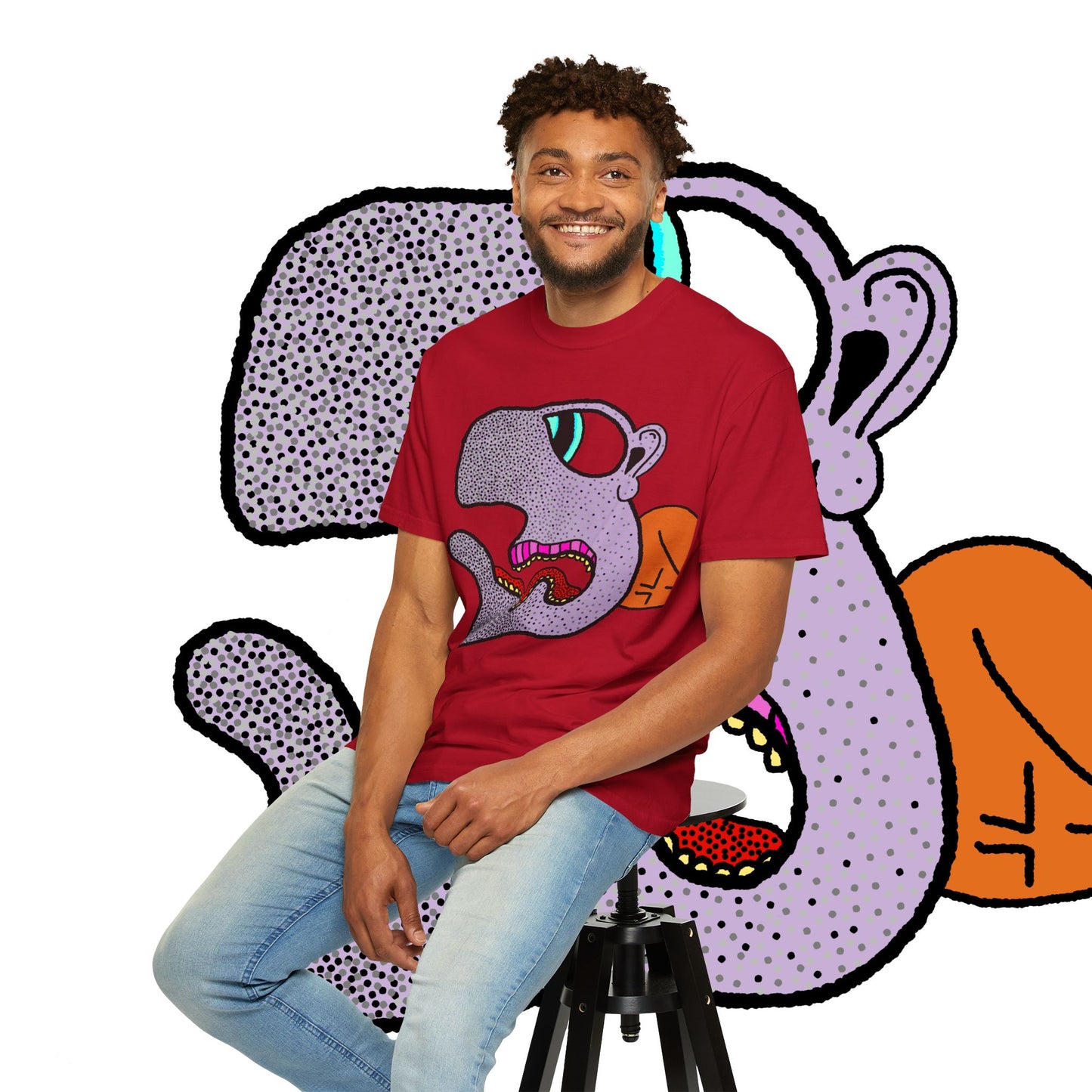 MR. BLING-BLAU TEE