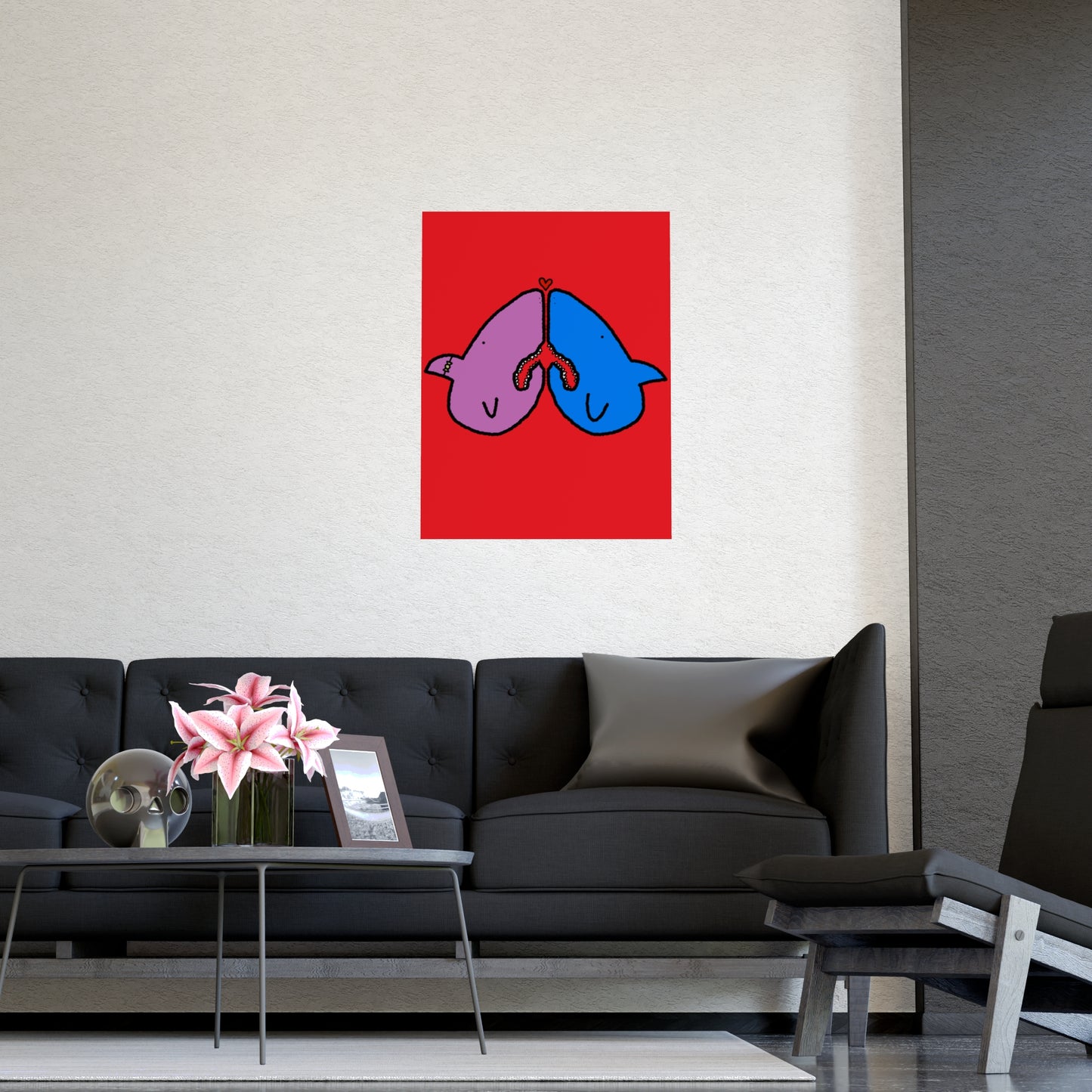 Shark Love Poster
