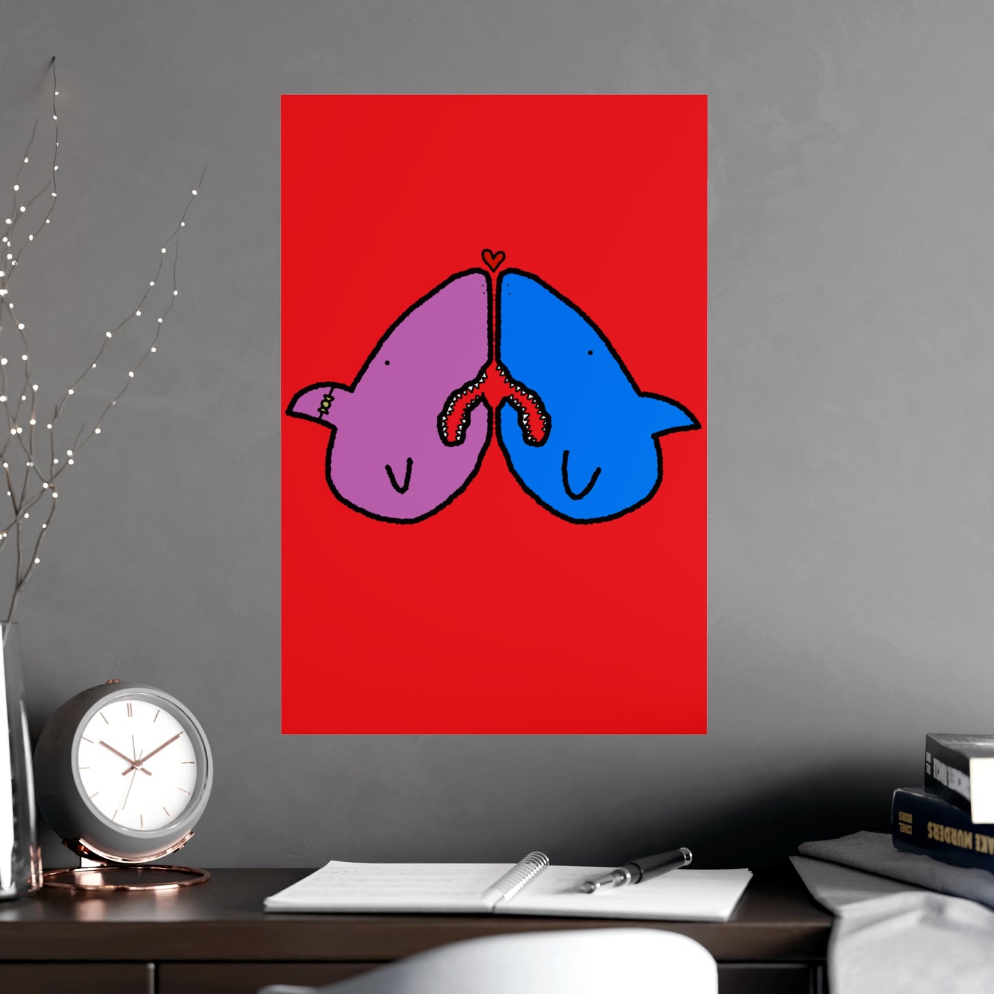 Shark Love Poster