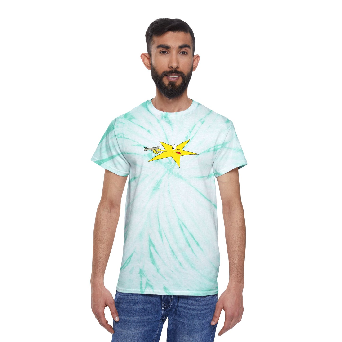 Shooting Star Tie-Dye Tee (Cyclone)