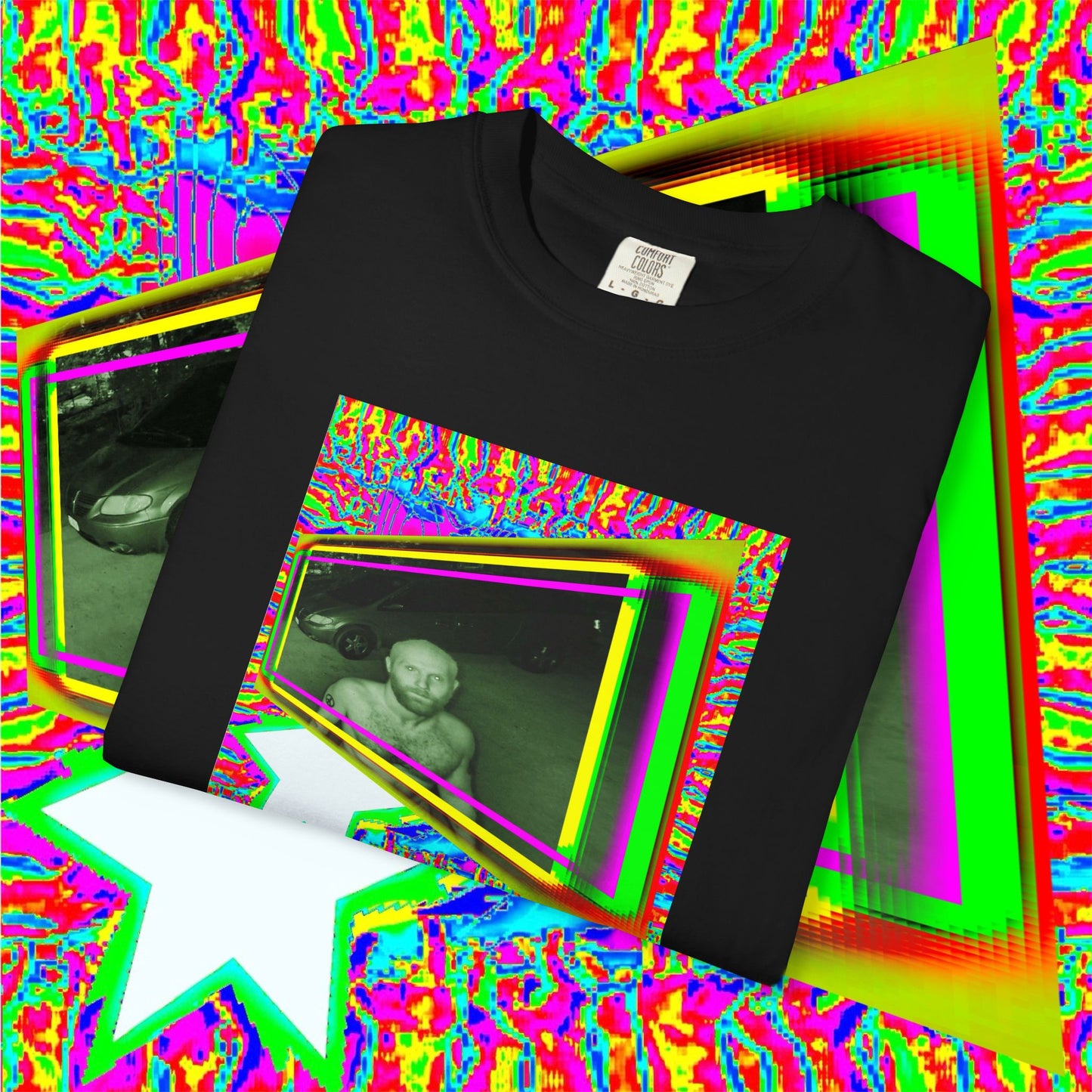 OZARK TECHNO PUNK SHOW ALBUM COVER TEE