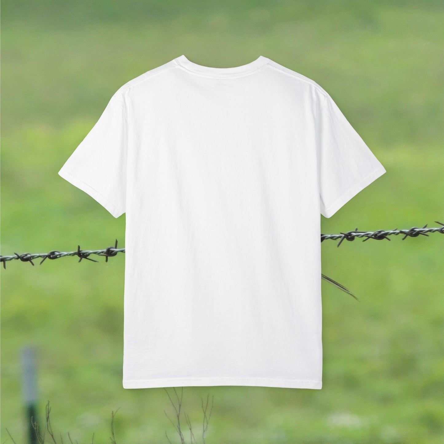 THE RESILIENCE OF A BIRD ON BARBWIRE ALBUM COVER TEE