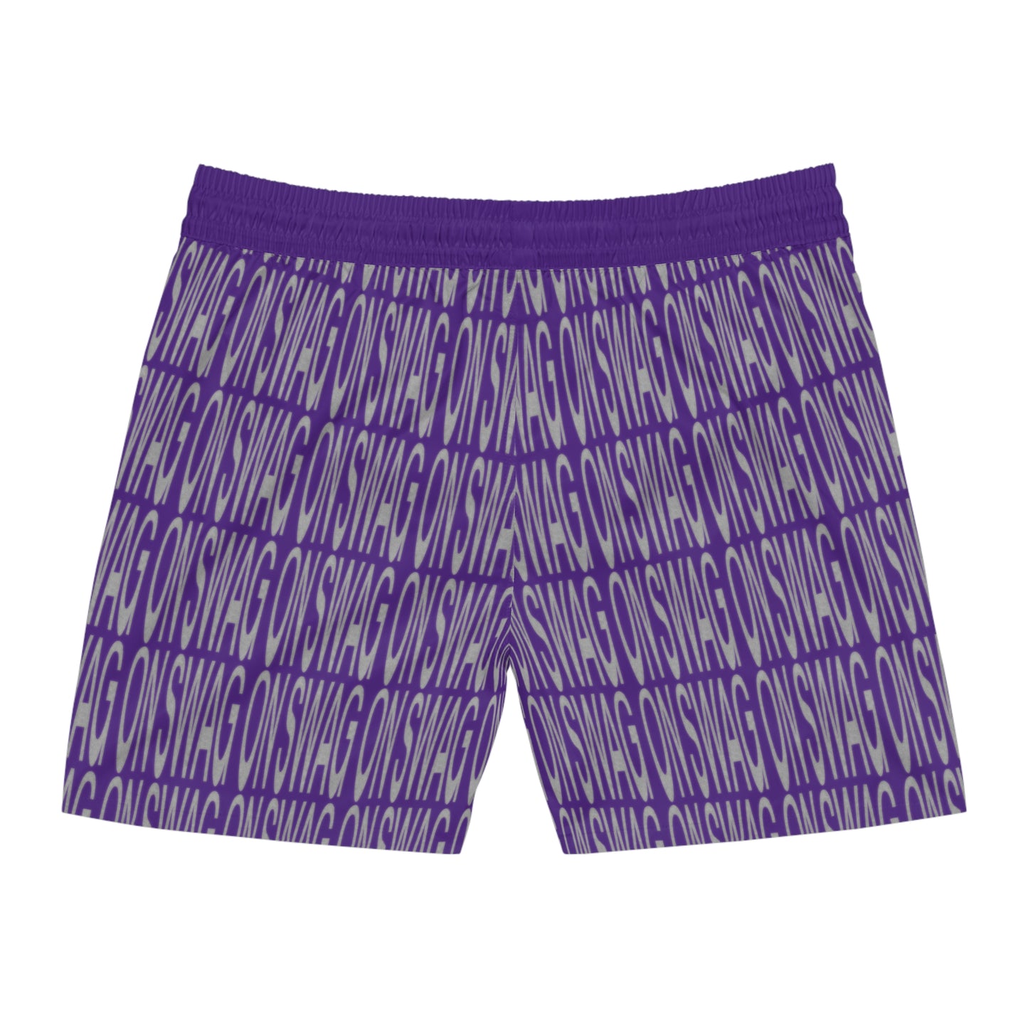 SWAG ON Mid-Length Swim Shorts (Purple)